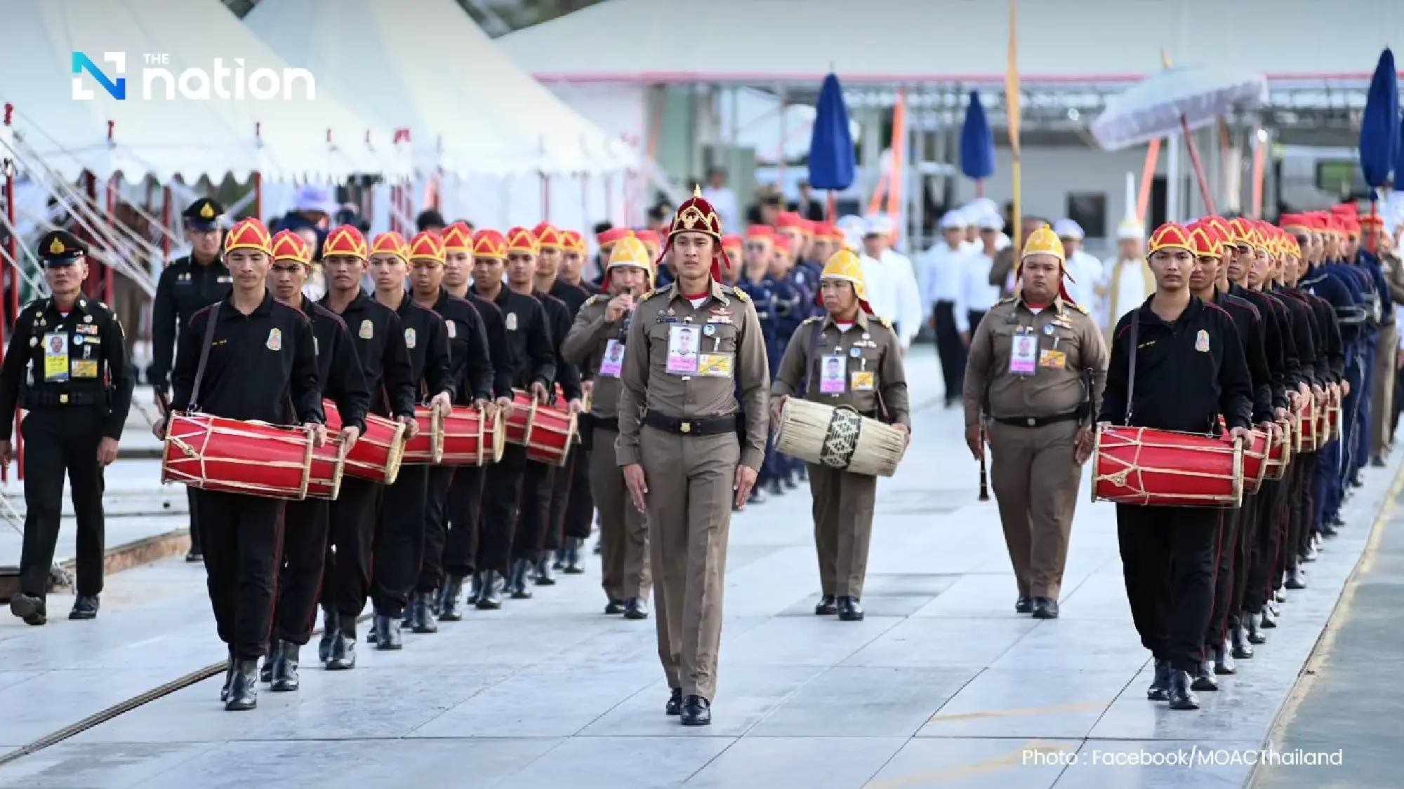 Agriculture Ministry holds first rehearsal for 2026 Royal Ploughing Ceremony at Sanam Luang