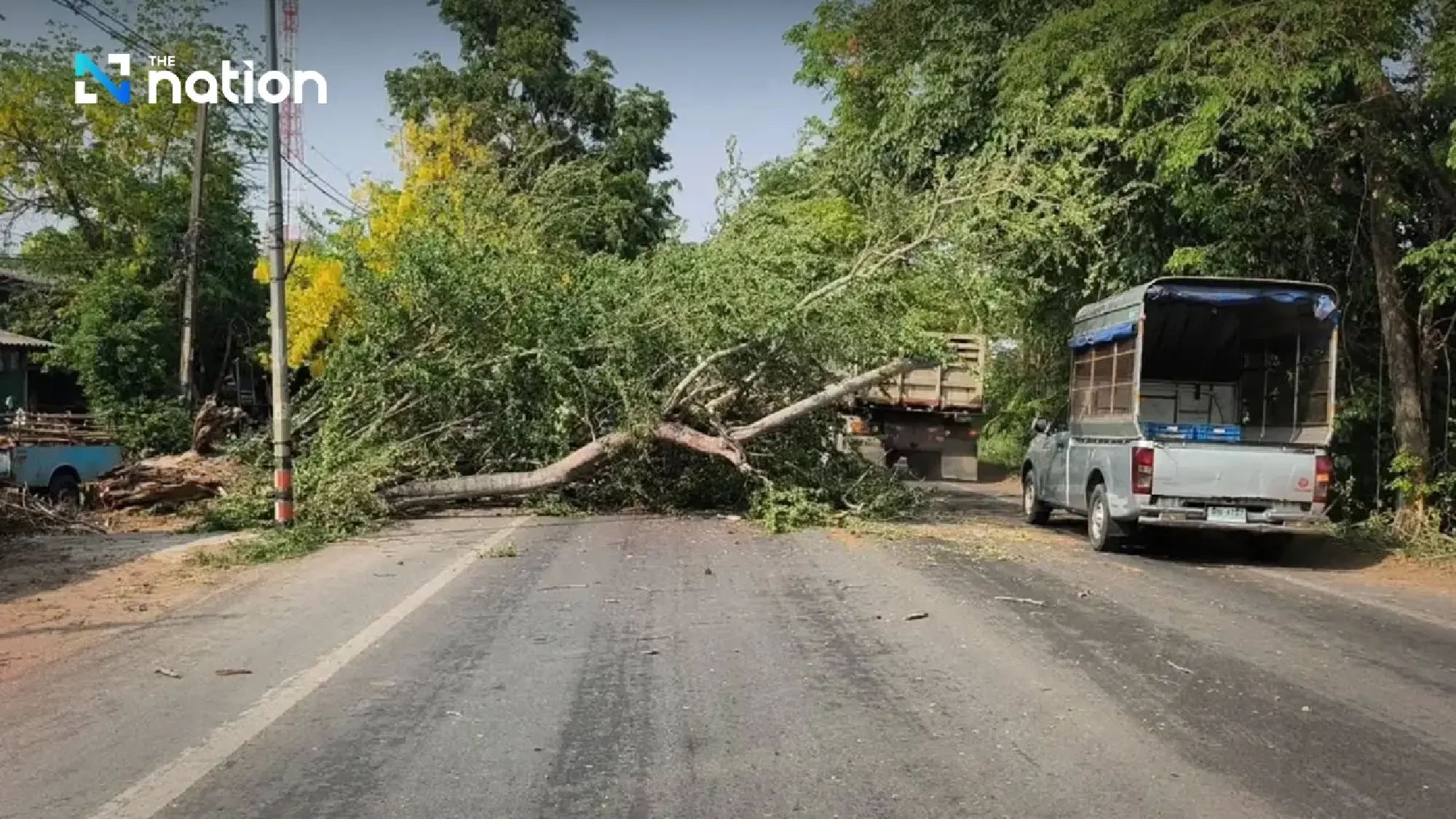 Summer storm tears through Korat, leaving severe damage as more rain looms