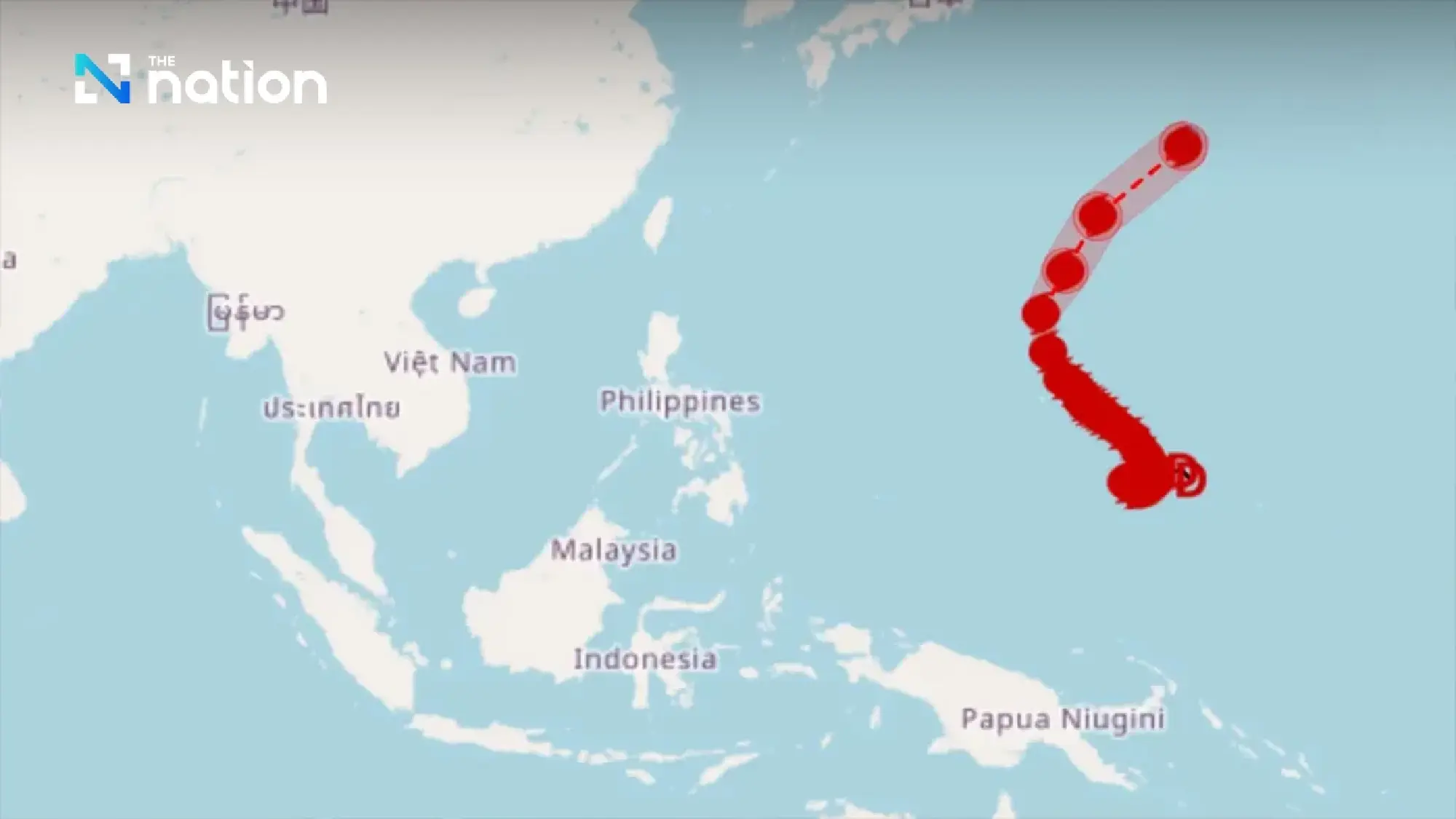 Super Typhoon Sinlaku strengthens as Thailand braces for summer storms