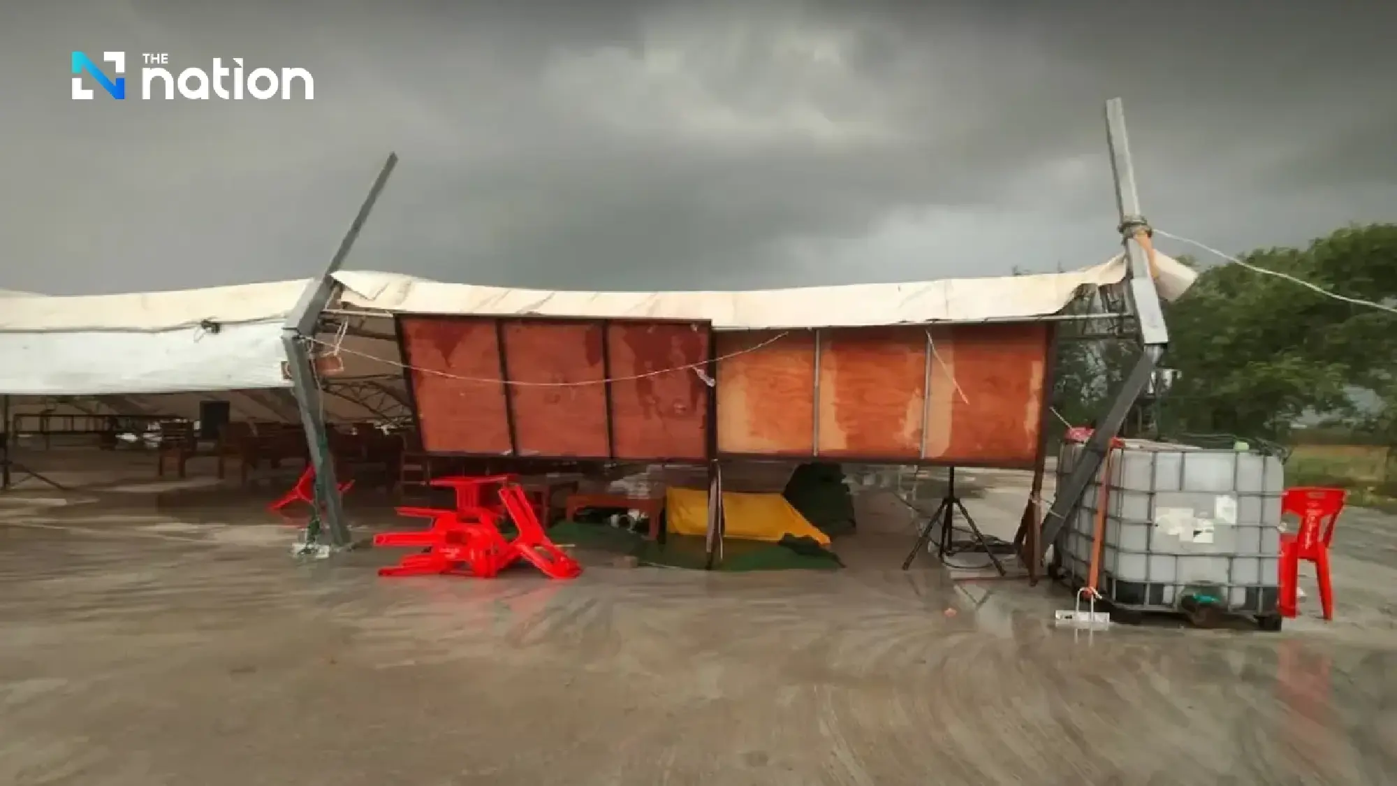 Summer storm tears through Korat, leaving severe damage as more rain looms