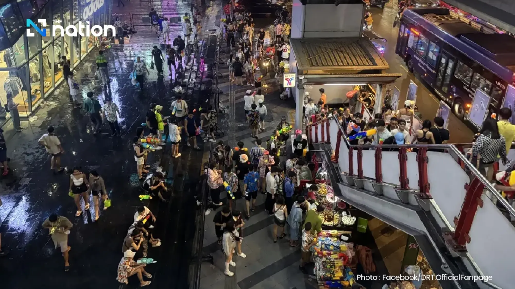 Songkran crowds push Bangkok rail use up 11% as Silom hits peak