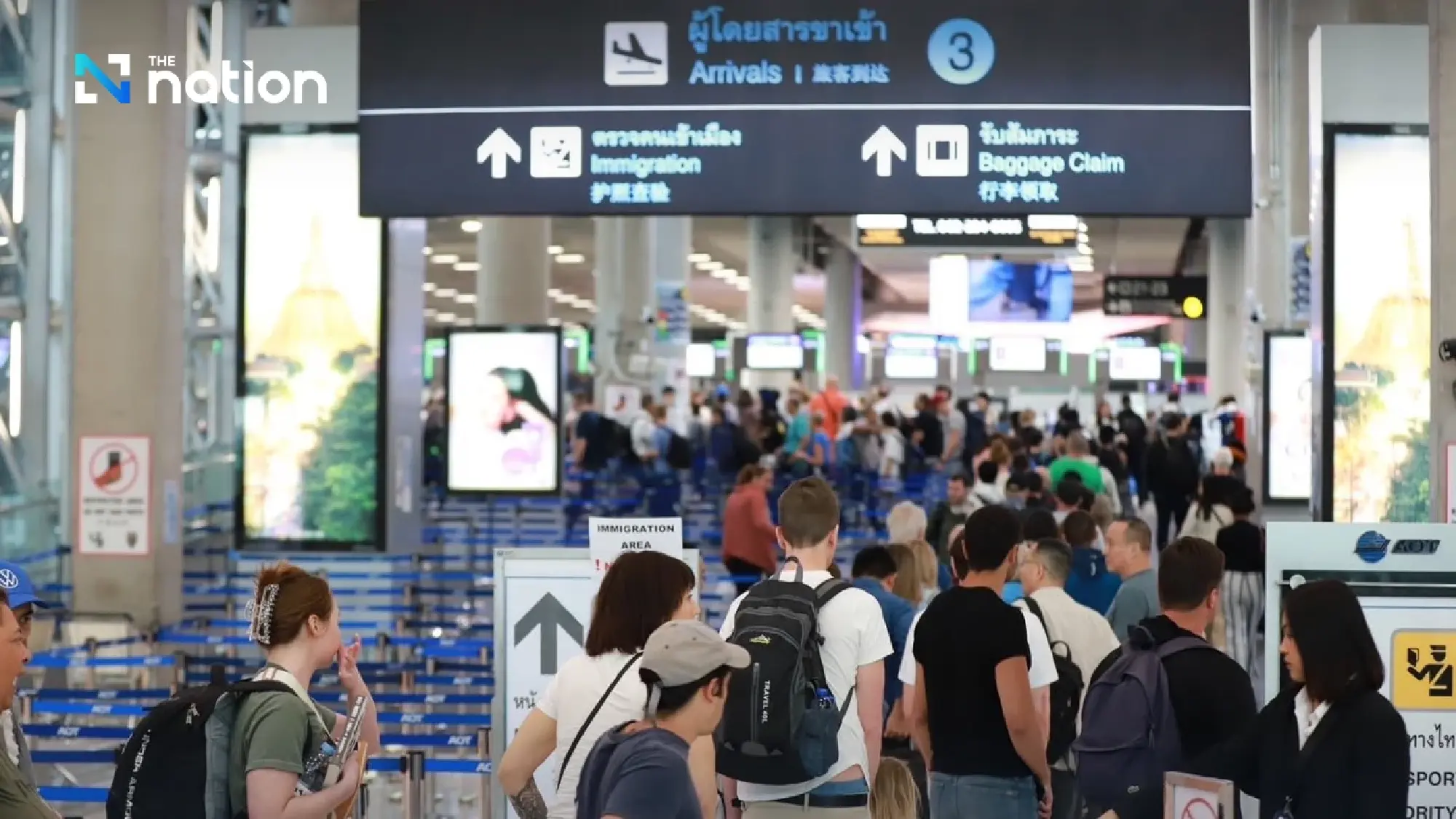Suvarnabhumi readies Songkran flights, says queues still flow