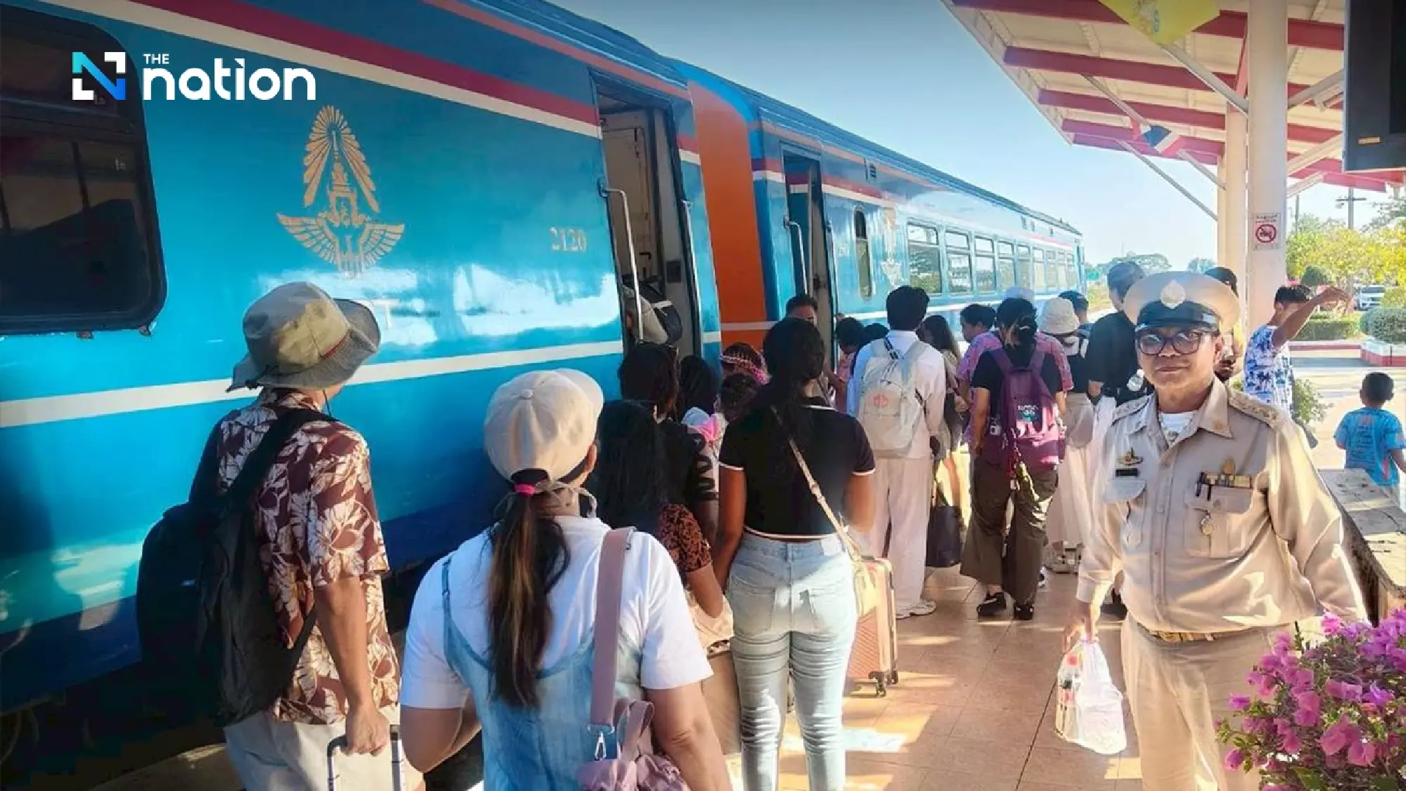 Nearly 300,000 ride trains in first three Songkran days