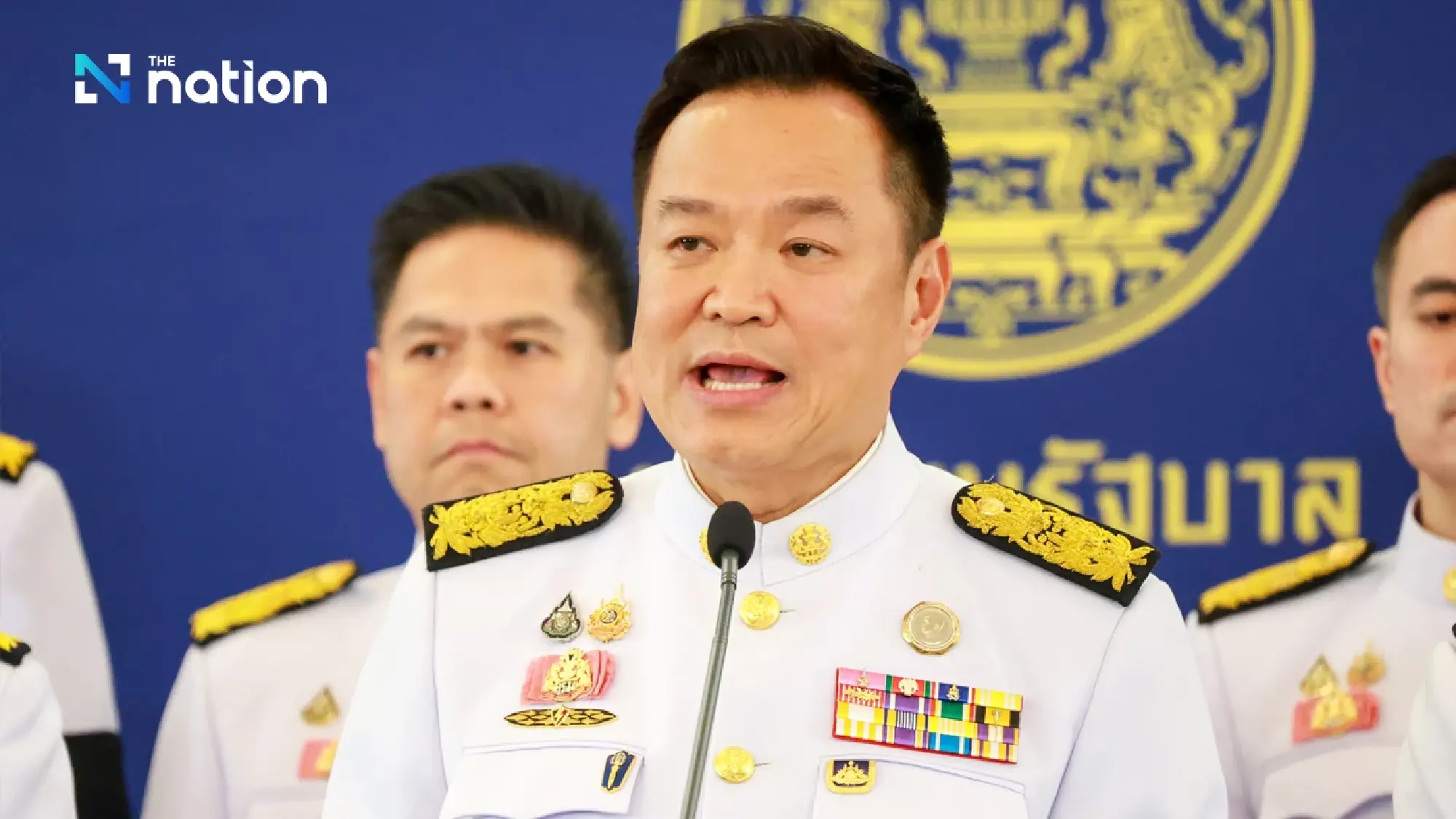 Prime Minister Anutin Charnvirakul (Centre)