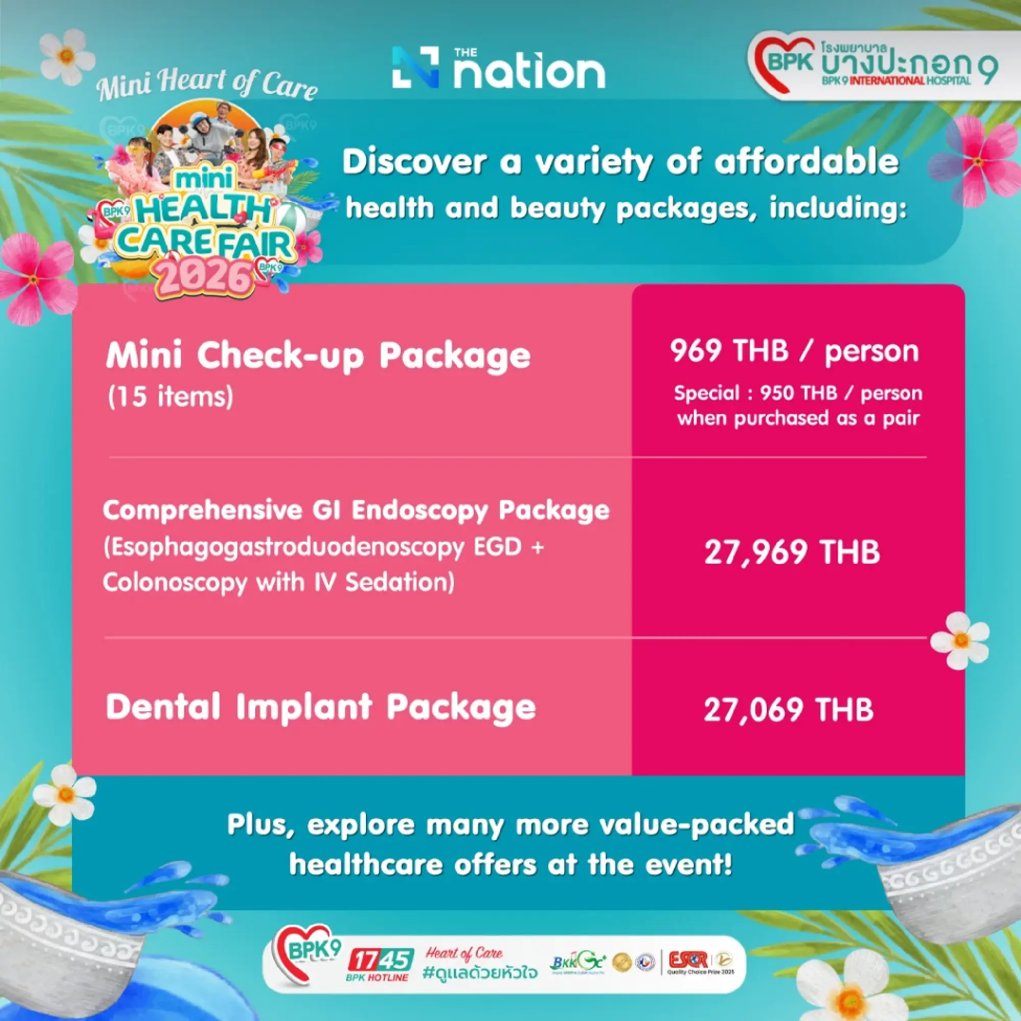 BPK9 International Hospital Hosts 'Mini Heart of Care' Health Fair to Champion Preventive Healthcare