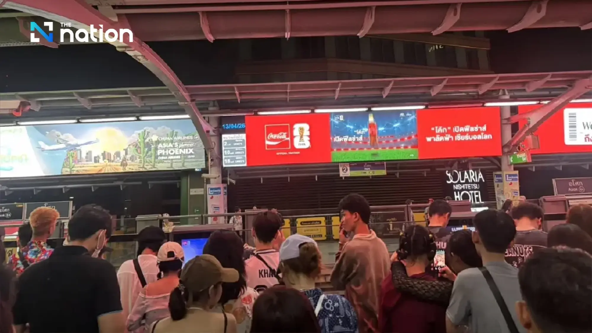 Bangkok rail ridership surges as Songkran crowds pack hotspots