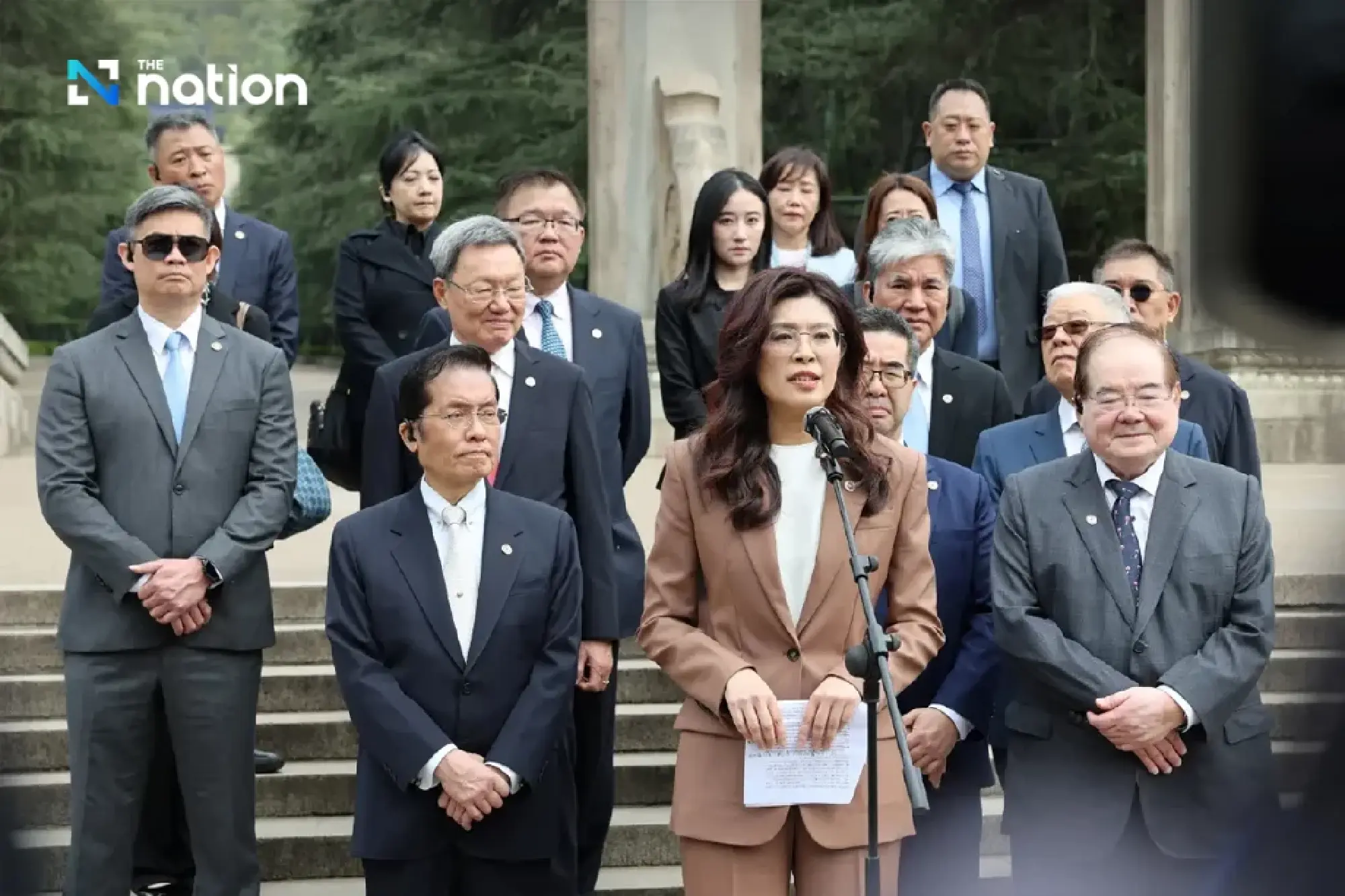 Taiwan opposition leader meets Xi Jinping to ease military tensions