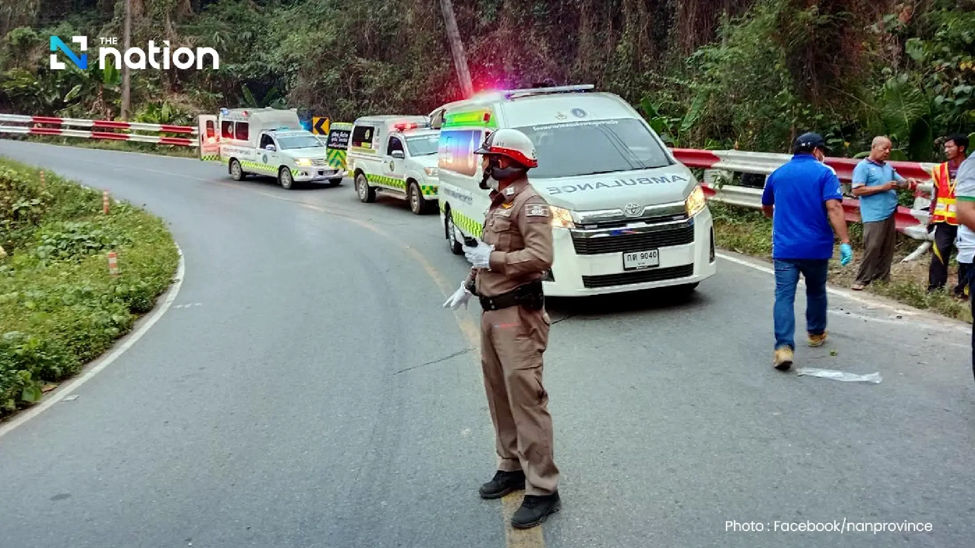 Nine killed in Nan pickup crash on steep mountain road