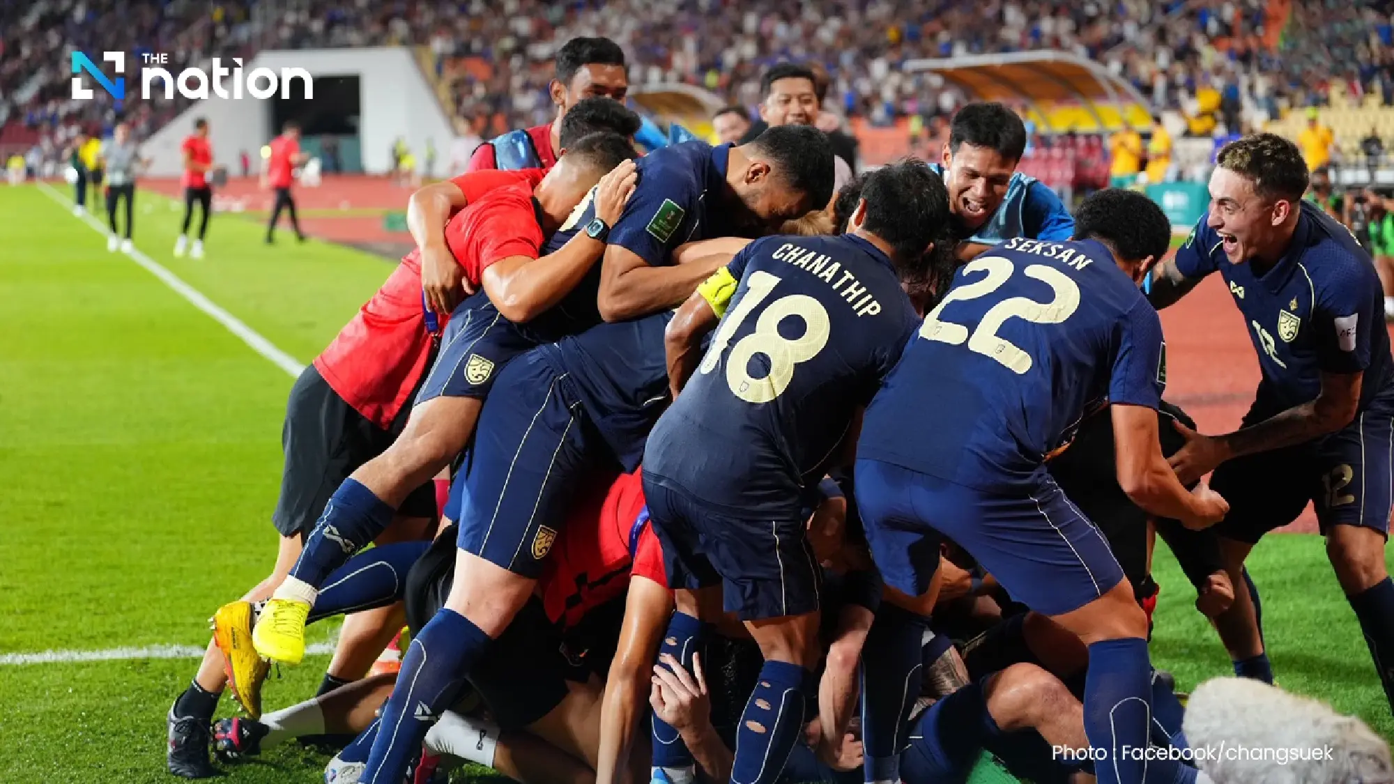 Thailand beat Turkmenistan 2-1 to reach Asian Cup 2027
