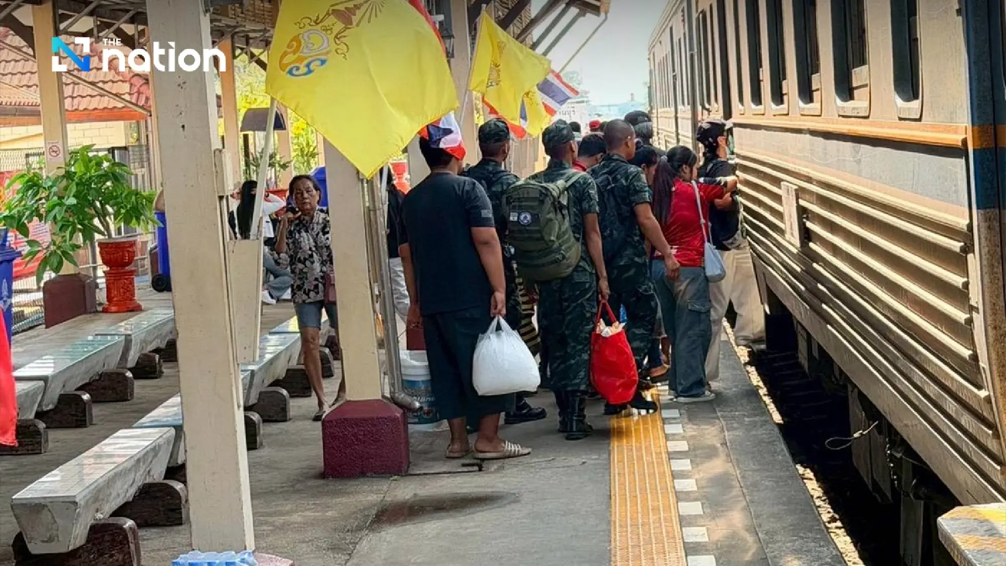 Nearly 300,000 ride trains in first three Songkran days