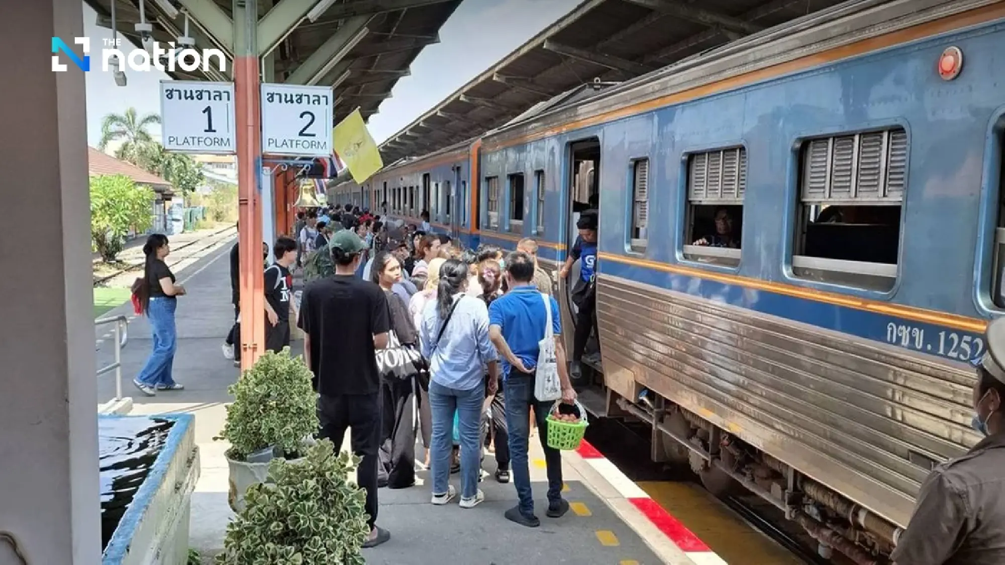 Nearly 300,000 ride trains in first three Songkran days