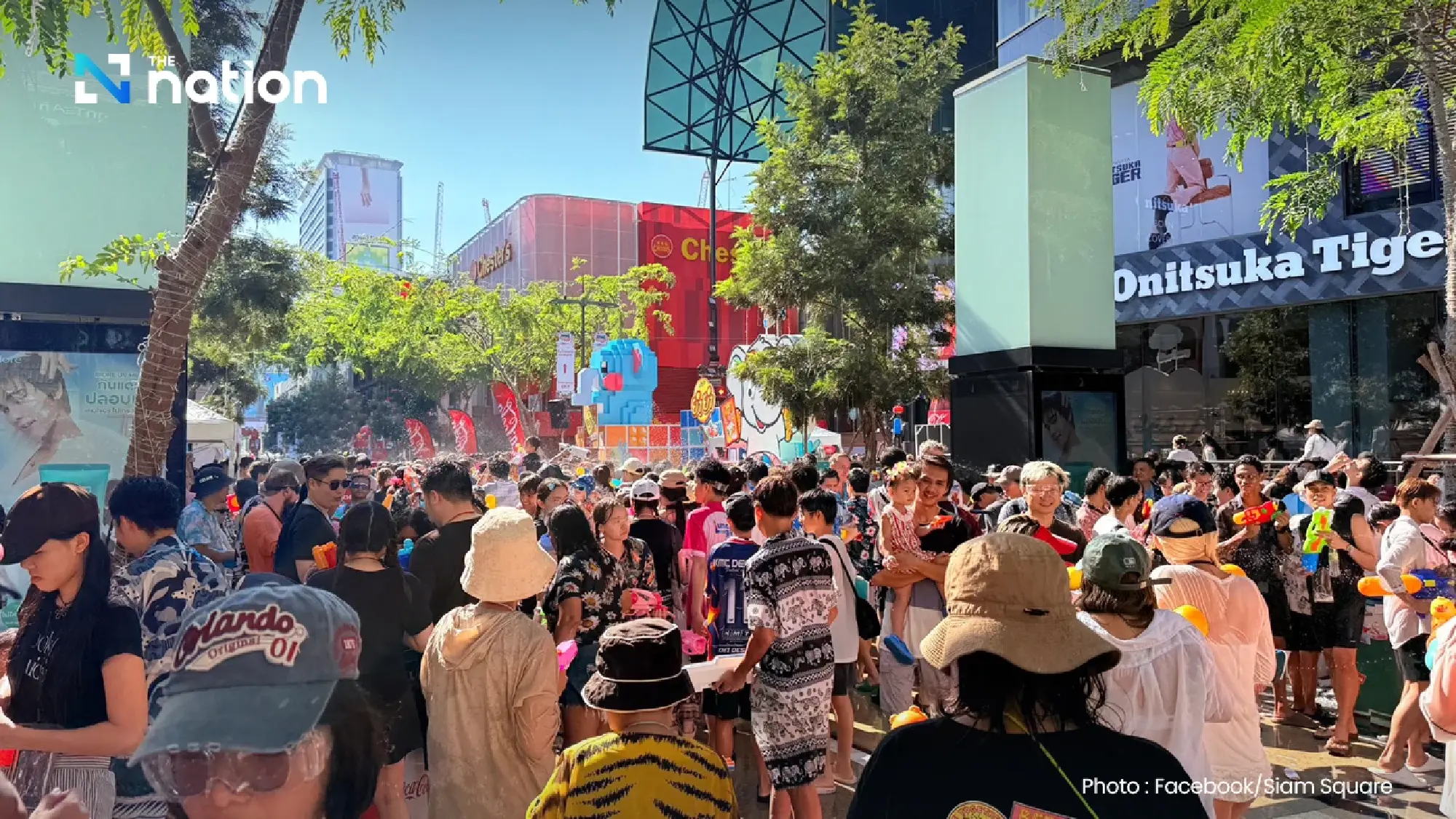 Bangkok Songkran crowds near 5 million, with Siam Square topping 1.5 million