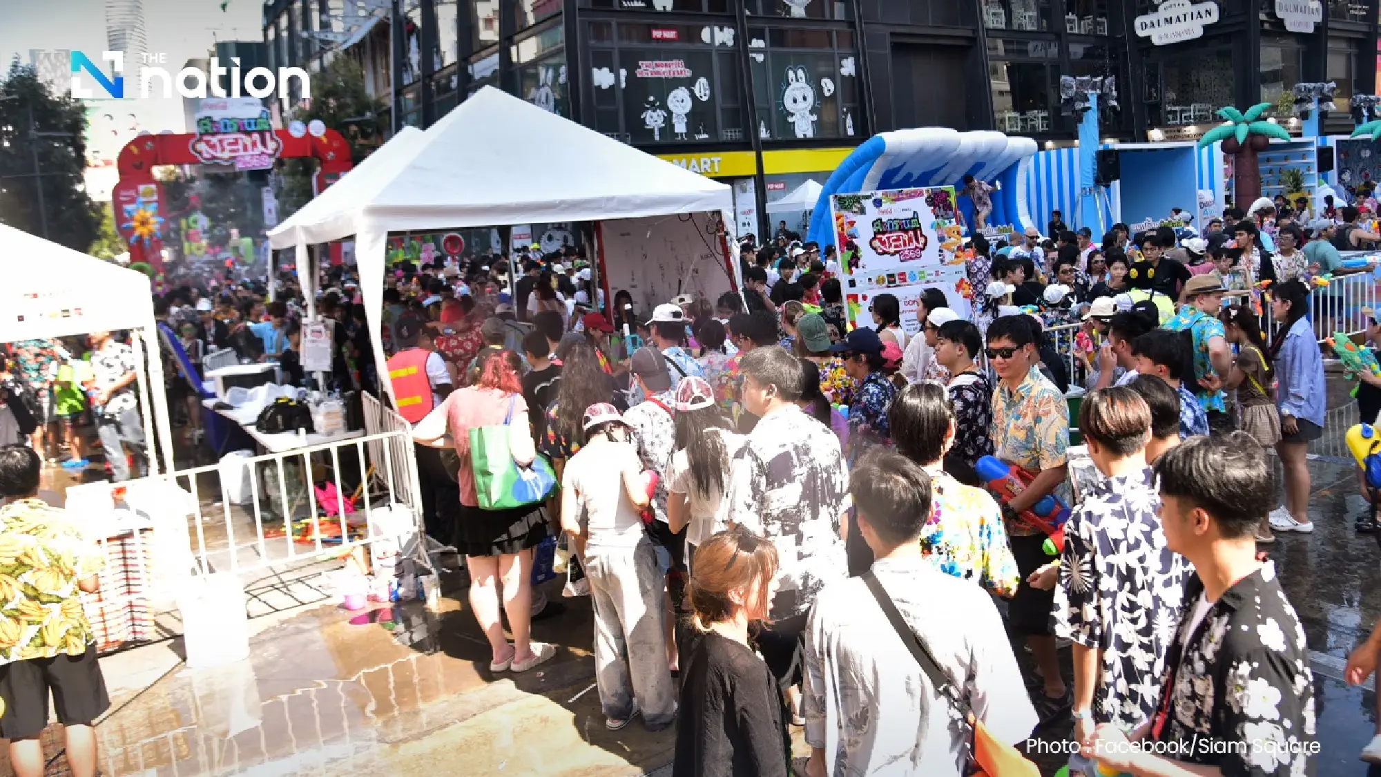 Bangkok Songkran crowds near 5 million, with Siam Square topping 1.5 million