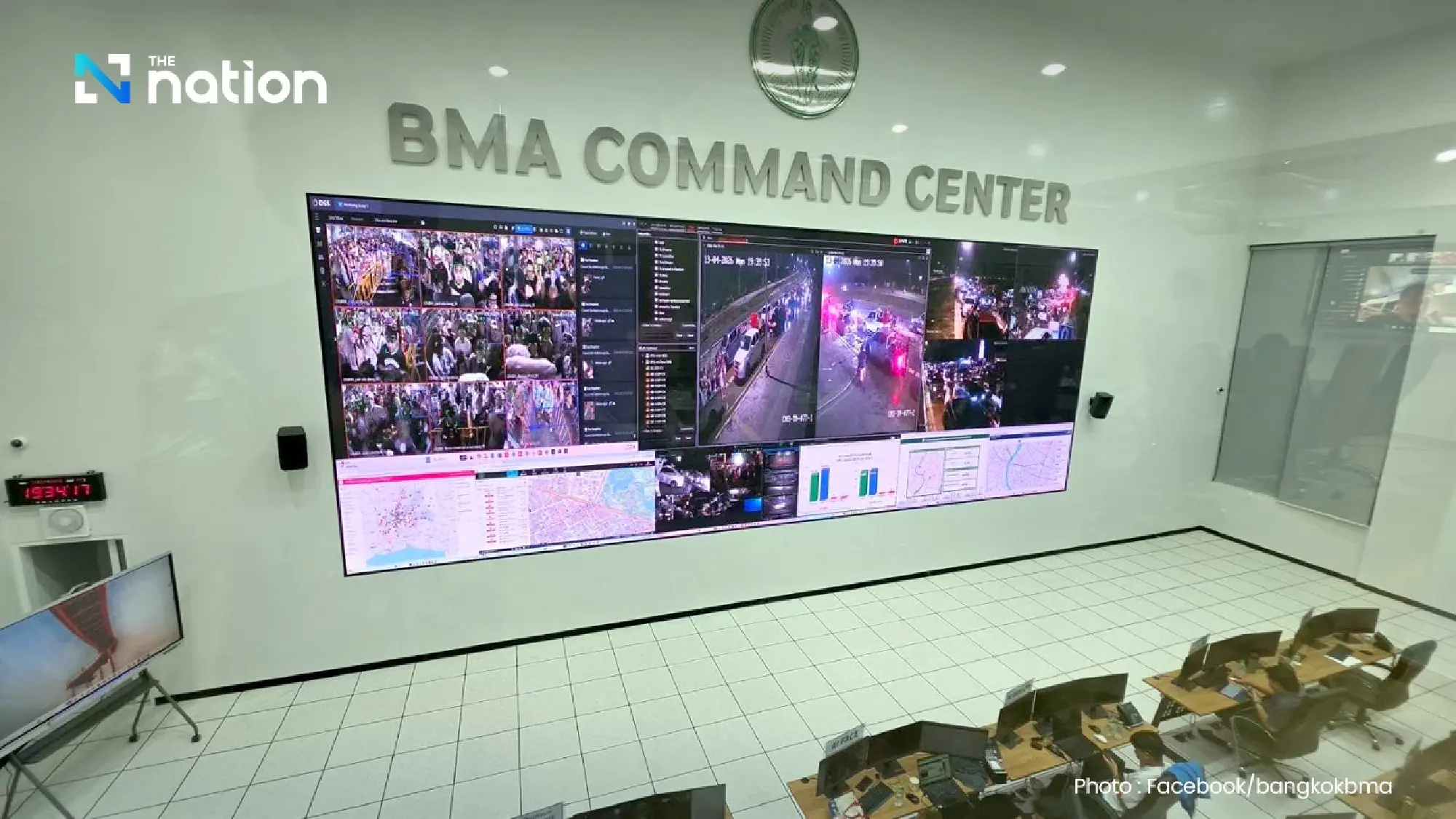 Songkran crowds swamp Silom as New Phran Nok grinds to a halt