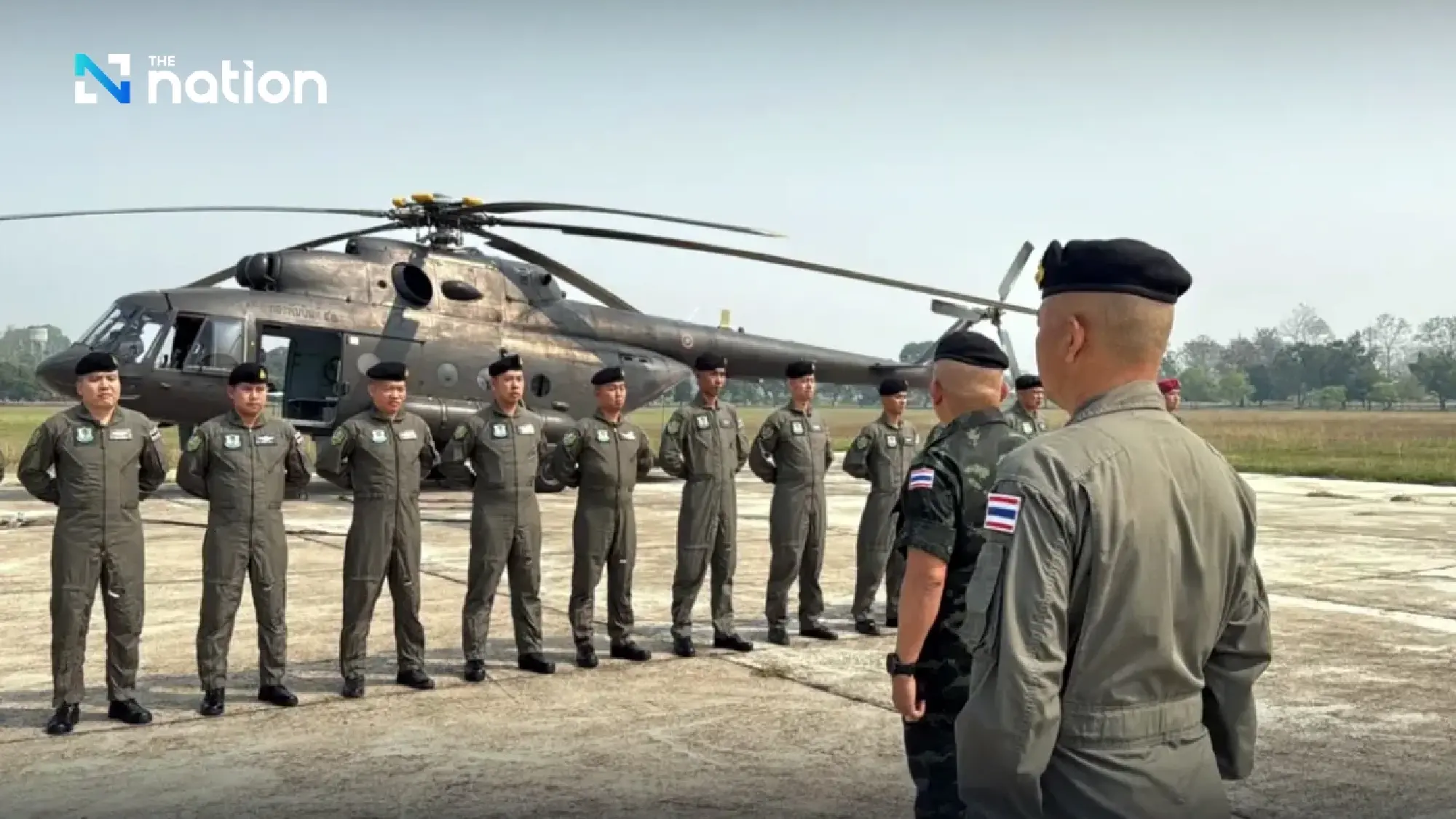 Third Army chief joins helicopter mission as Chiang Mai haze persists