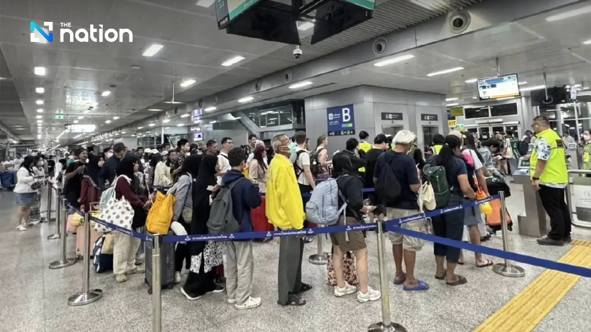 Bangkok rail ridership surges as Songkran crowds pack hotspots