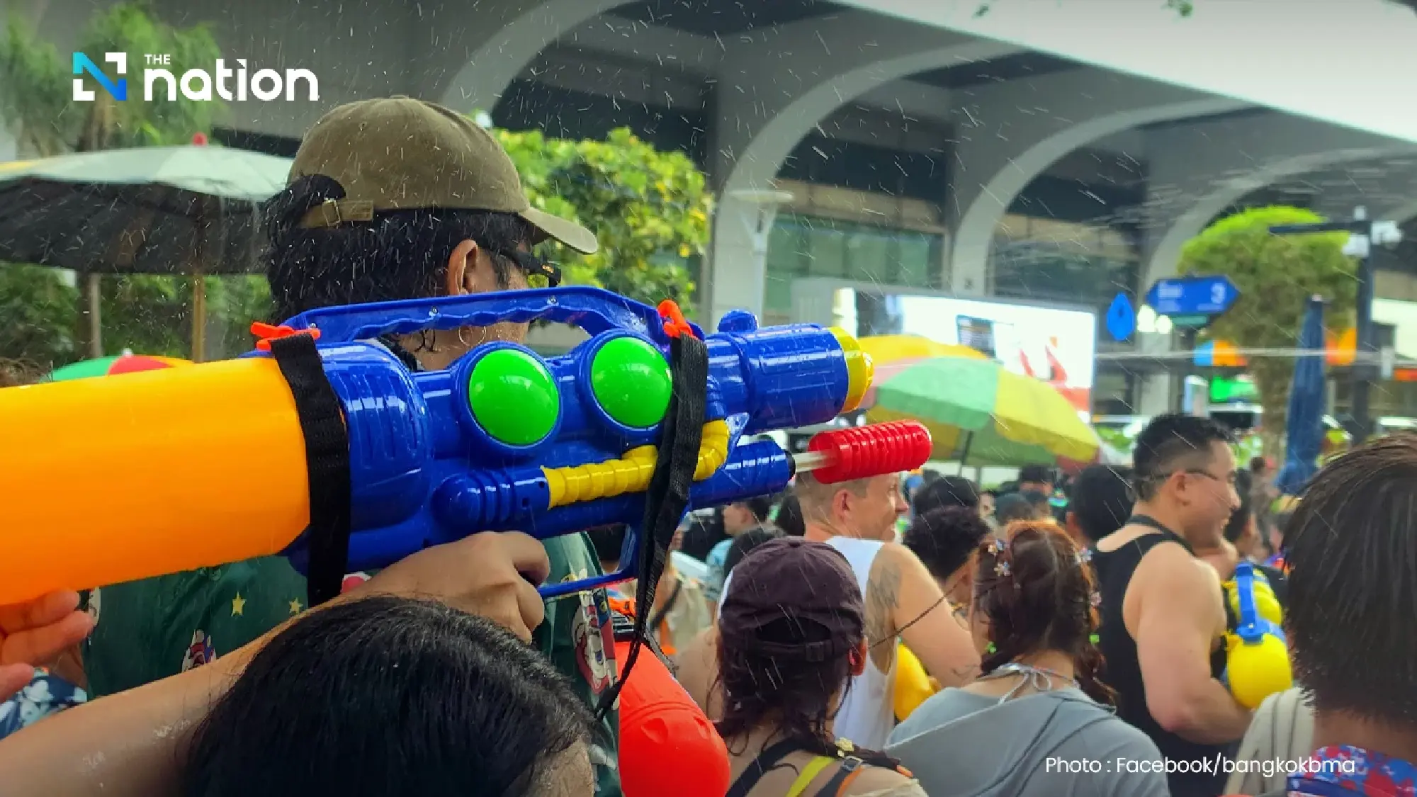 Bangkok extends Songkran water gun recycling as crowds top 3 million