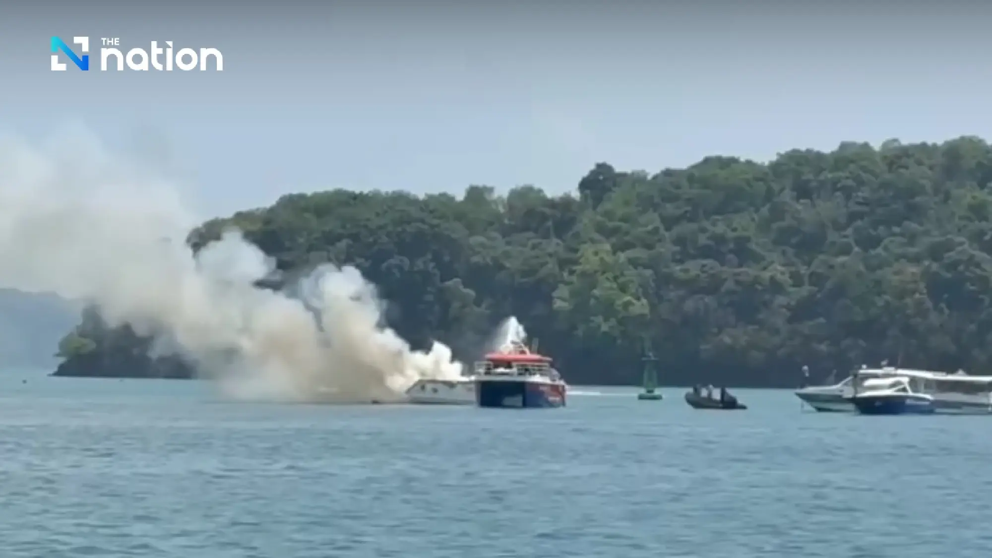 Speedboat fire at Phuket pier leaves five injured, one missing