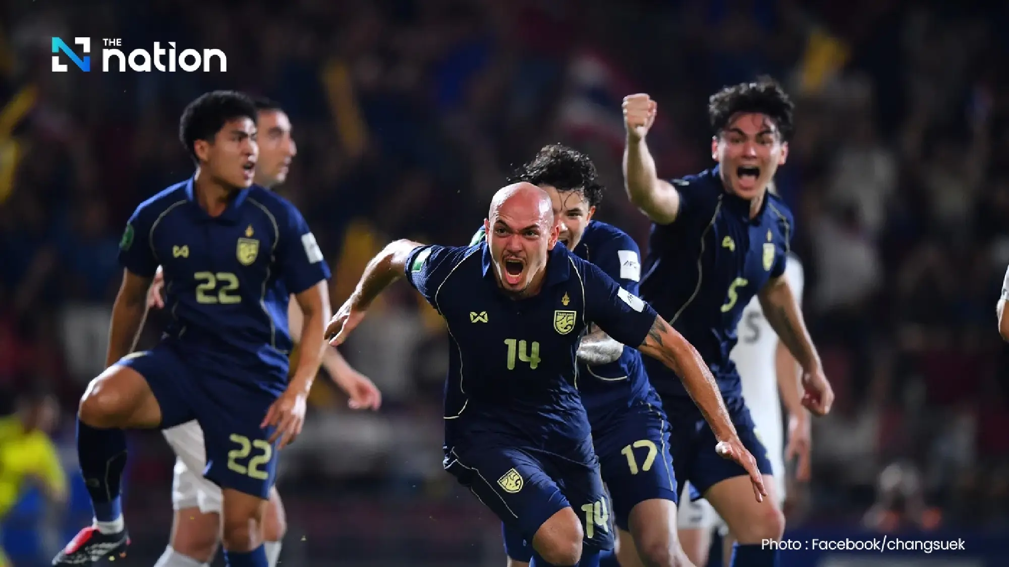 Thailand beat Turkmenistan 2-1 to reach Asian Cup 2027