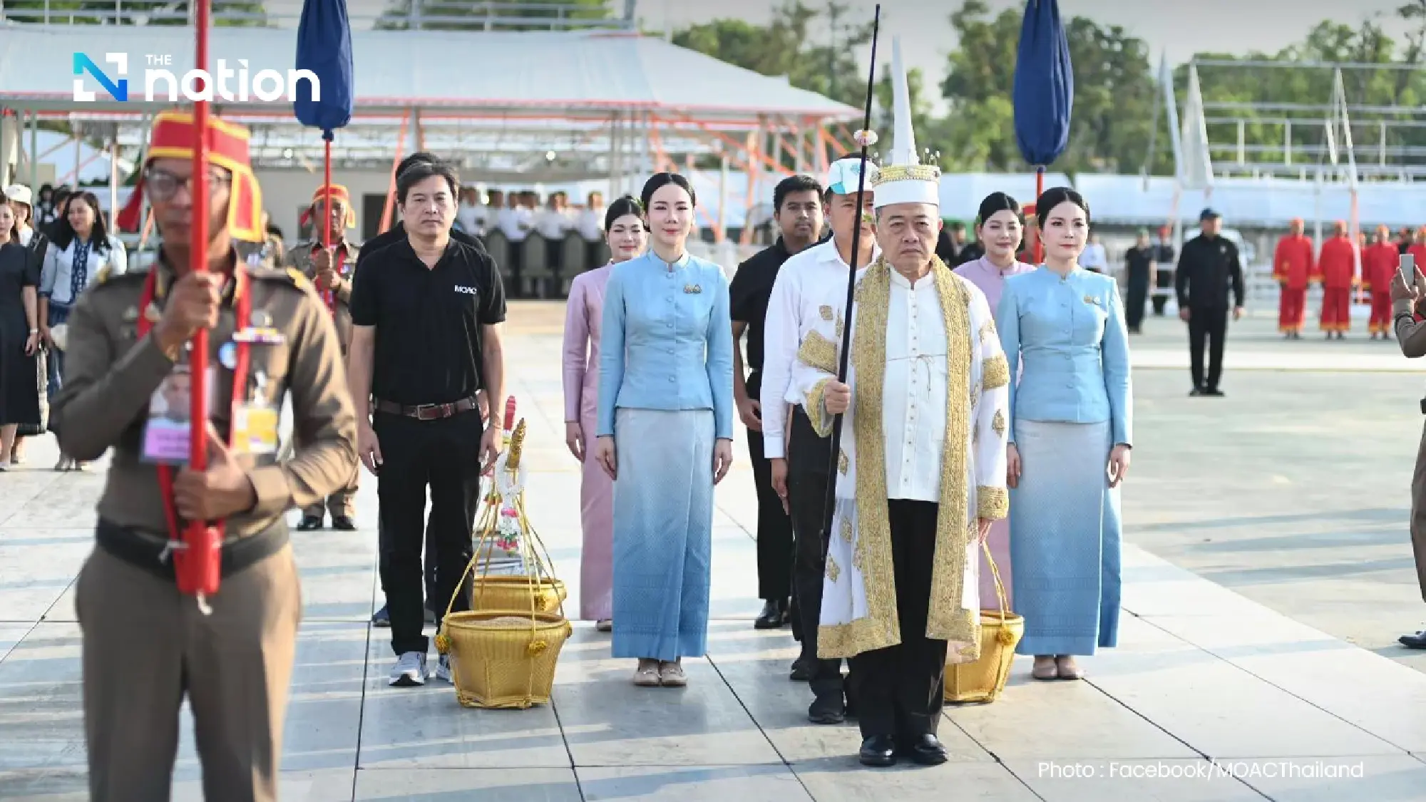 Agriculture Ministry holds first rehearsal for 2026 Royal Ploughing Ceremony at Sanam Luang