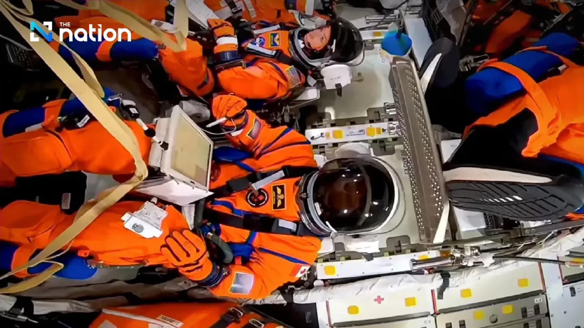 Artemis II launches four astronauts on historic moon mission