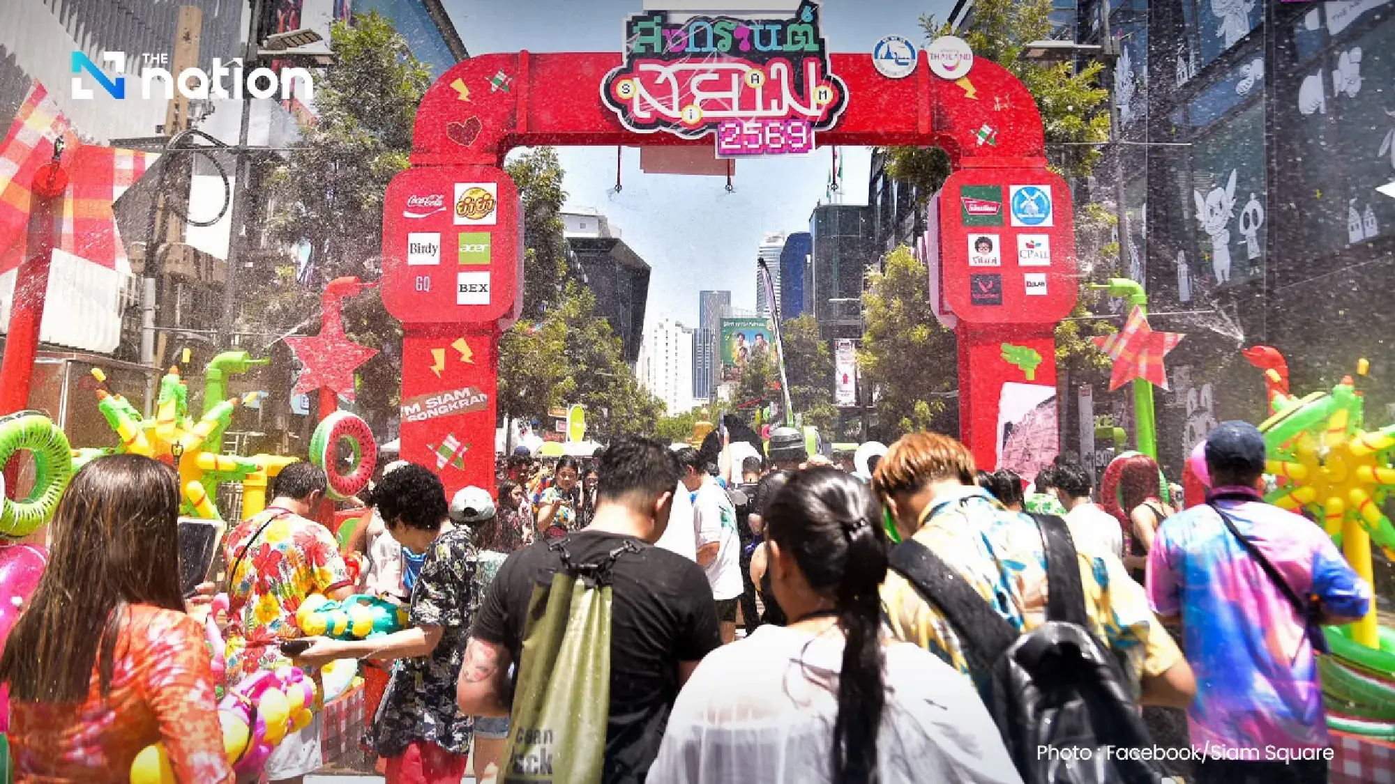 Bangkok Songkran crowds near 5 million, with Siam Square topping 1.5 million