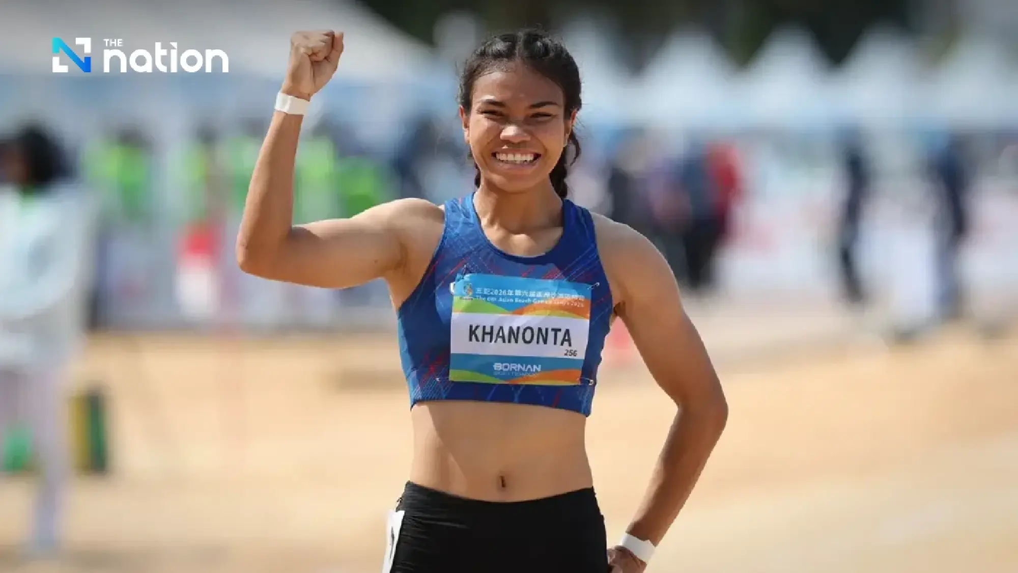 Thai sprinters strike double gold at Sanya Asian Beach Games