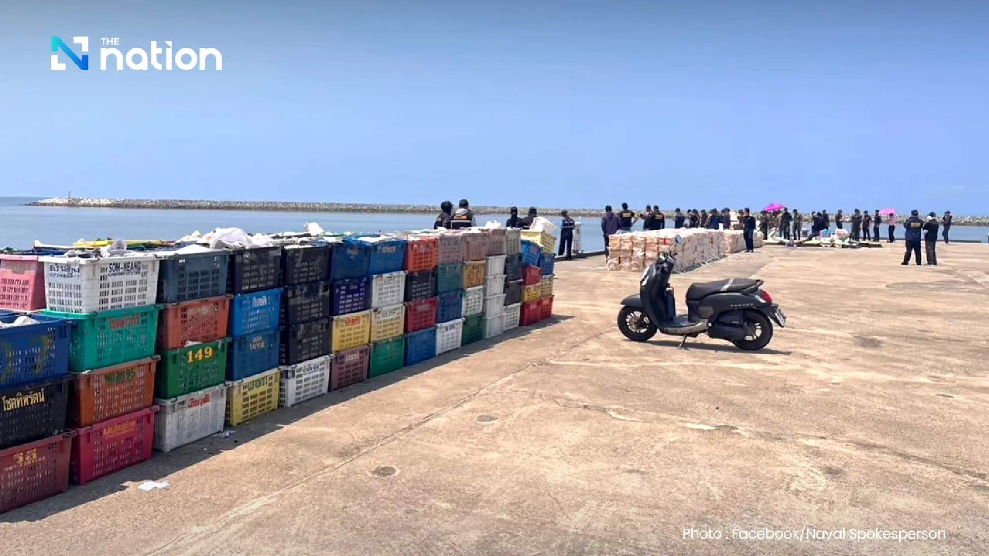 Four Cambodian boats seized in midnight smuggling raid