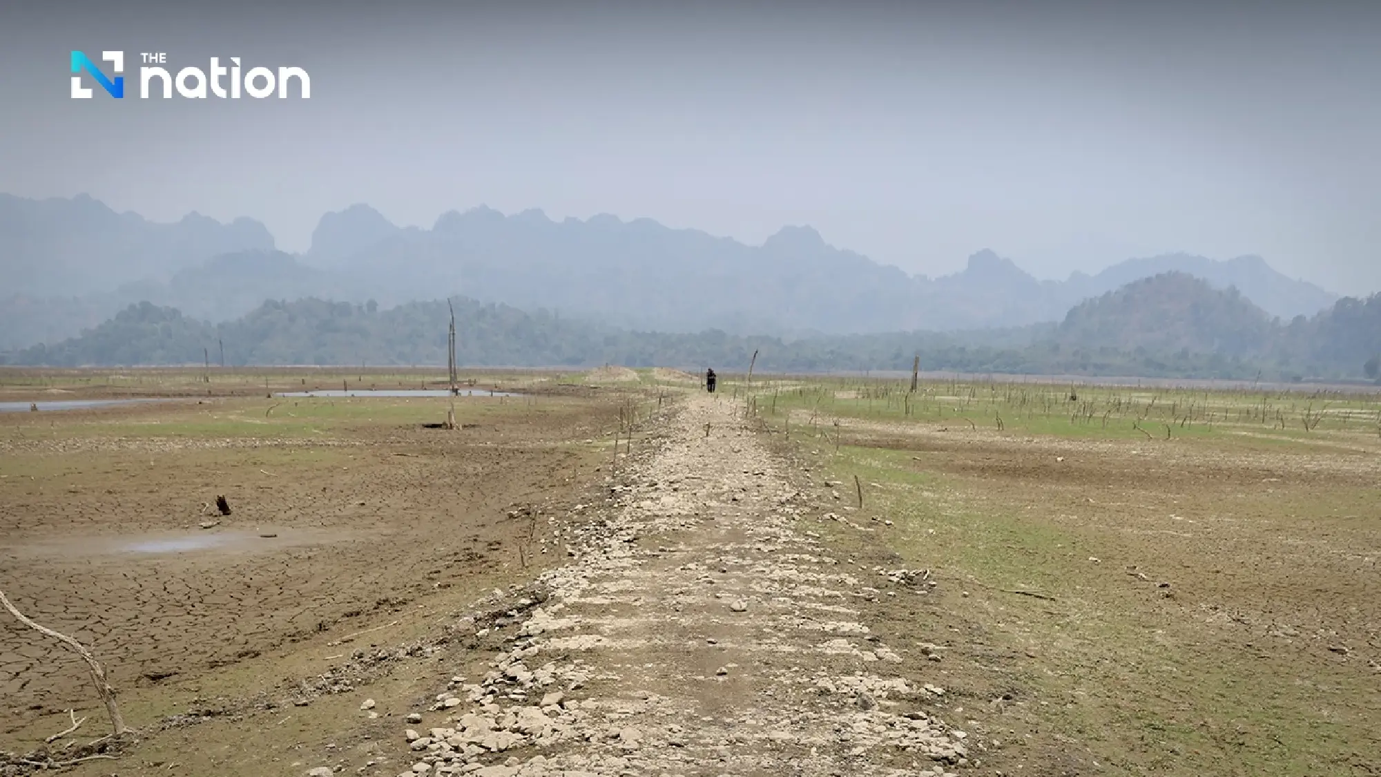 Sunken WWII rail station resurfaces in Sangkhlaburi after 42 years