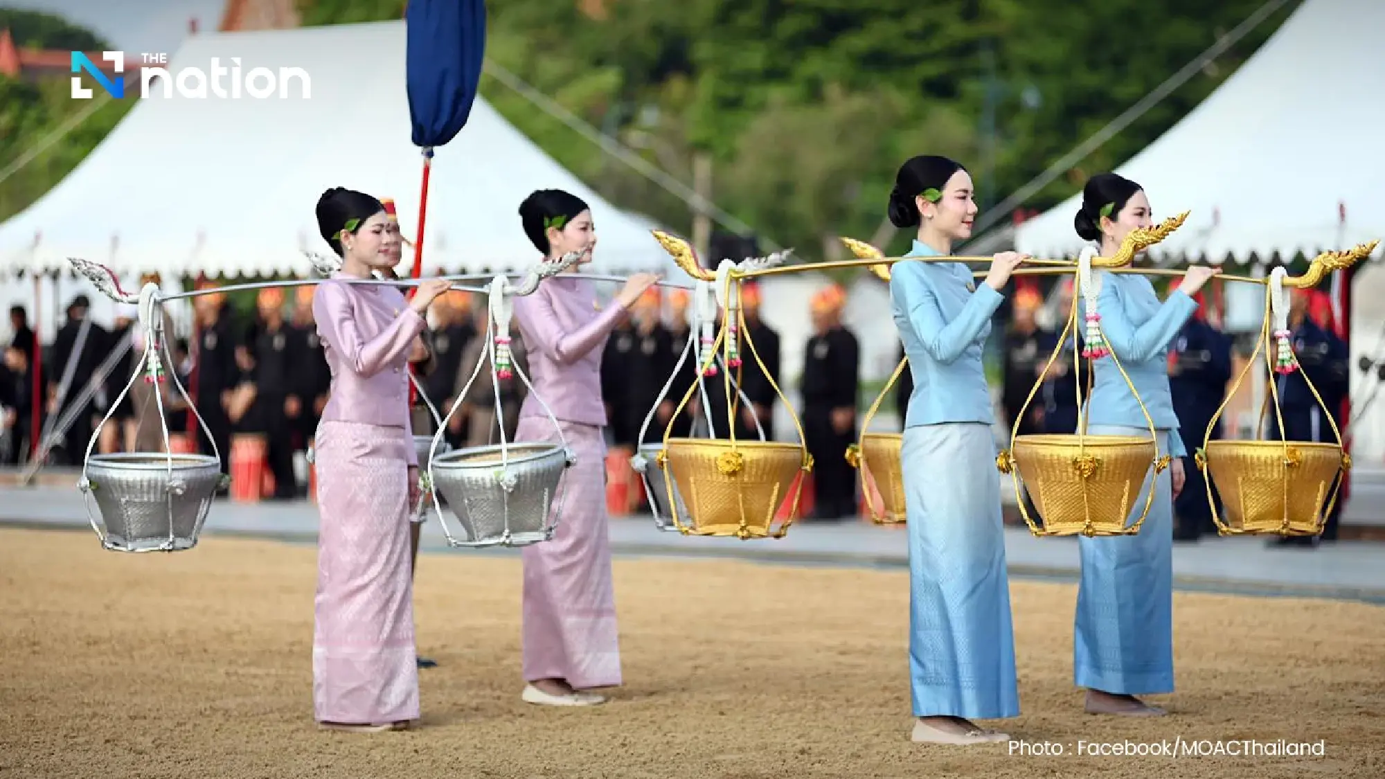 Agriculture Ministry holds first rehearsal for 2026 Royal Ploughing Ceremony at Sanam Luang
