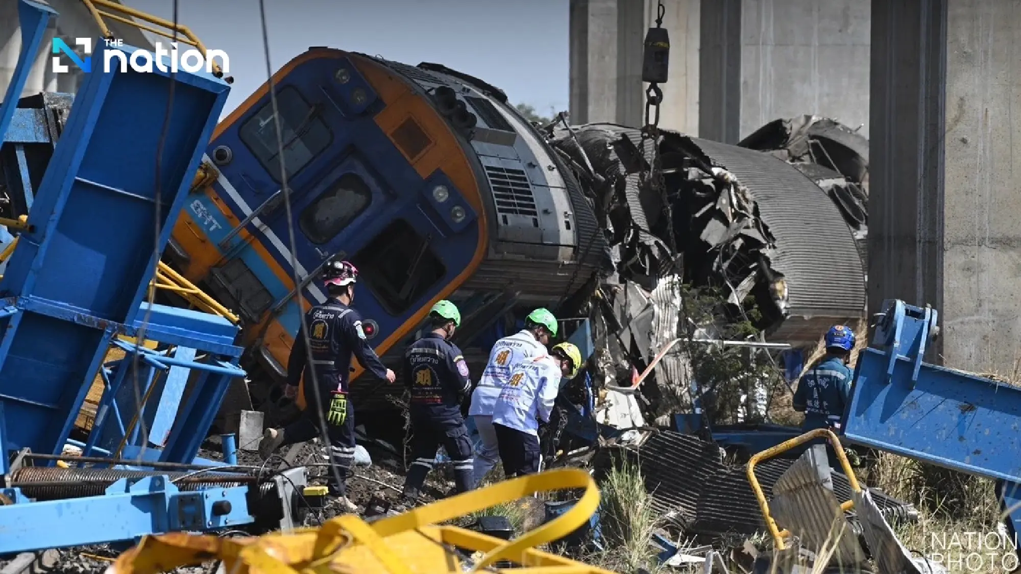 Transport Ministry blames system failure for high-speed rail crane collapse
