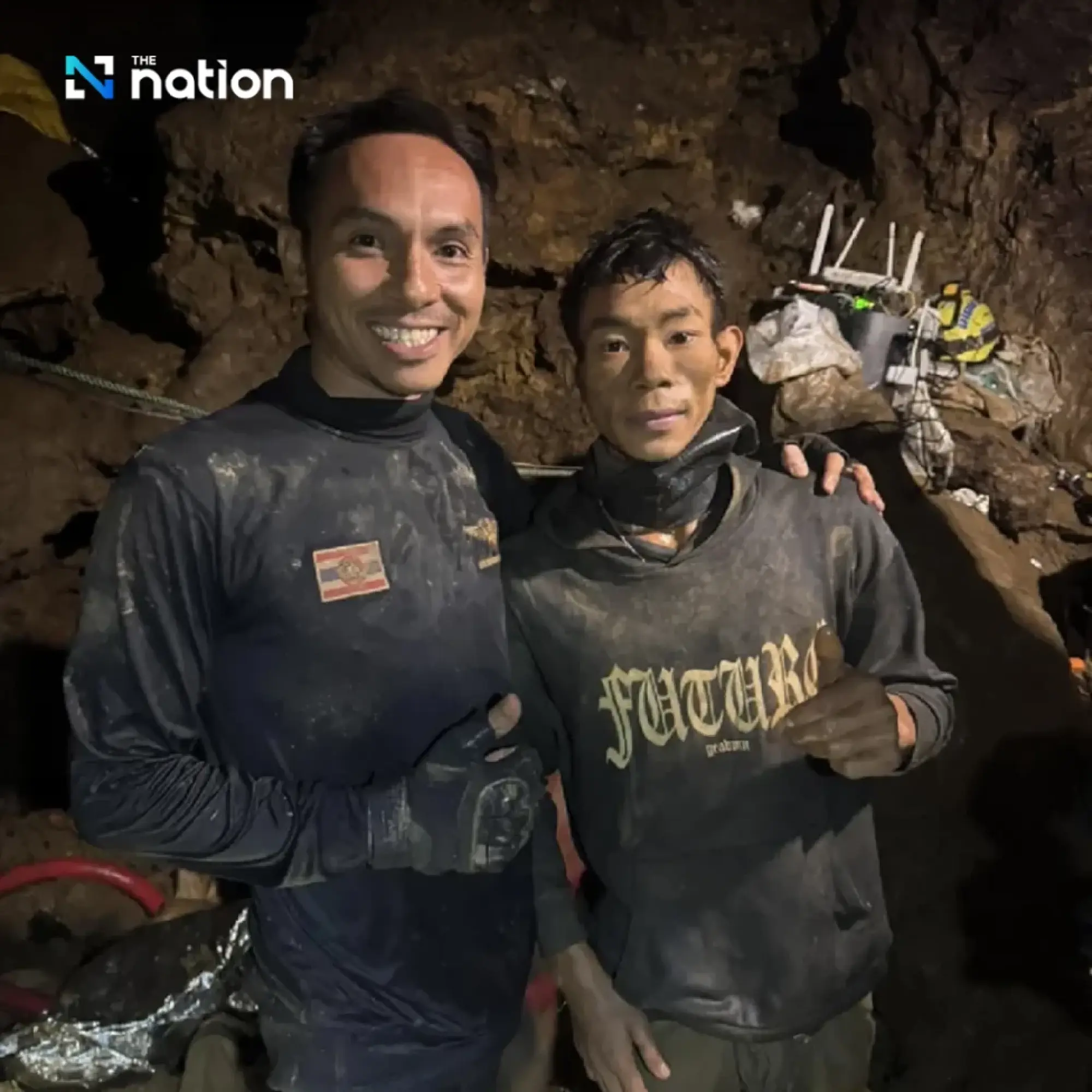 Lao cave survivors ate wooden gold pans to stay alive