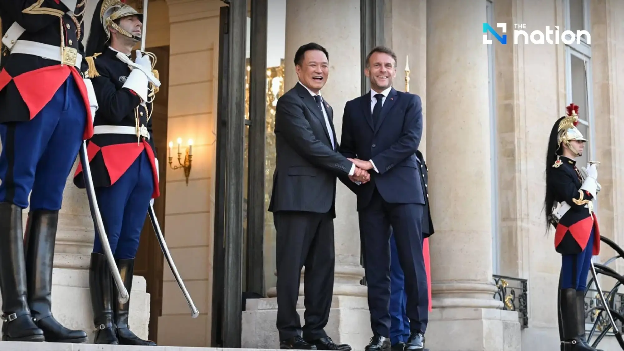Anutin meets Macron to advance Thai-French strategic partnership