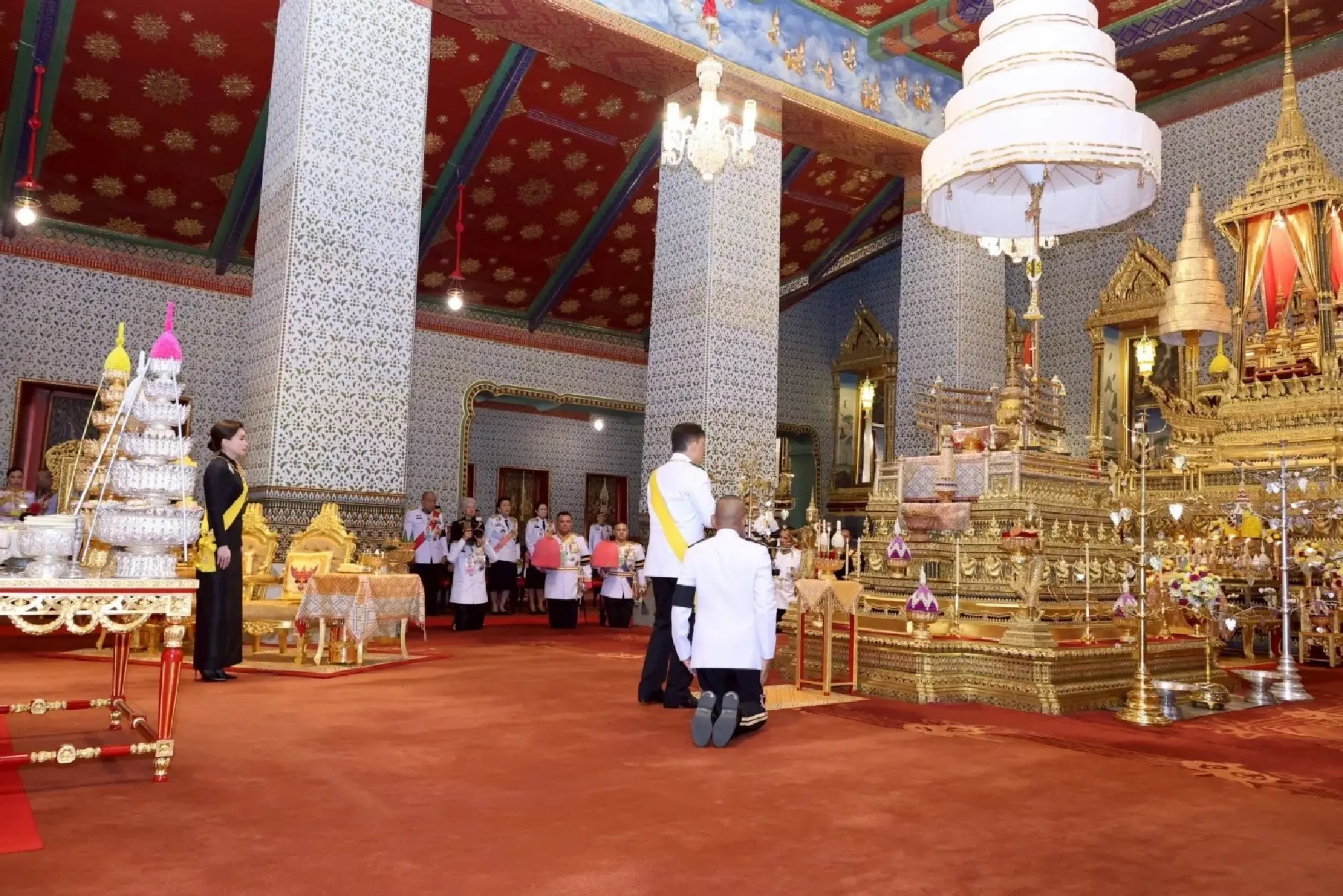 Their Majesties attend Coronation Day ceremony at Grand Palace