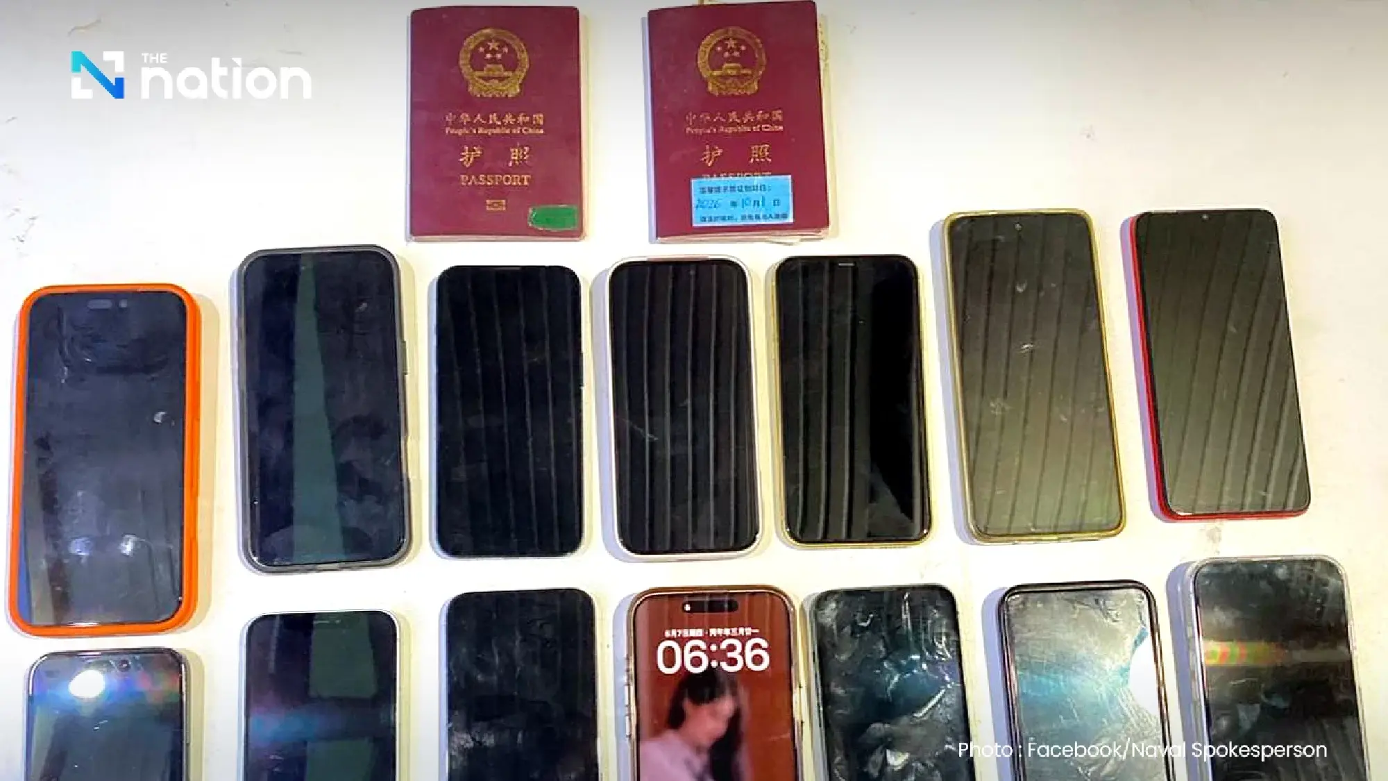 Thai Navy detains 14 Chinese men near Cambodia border