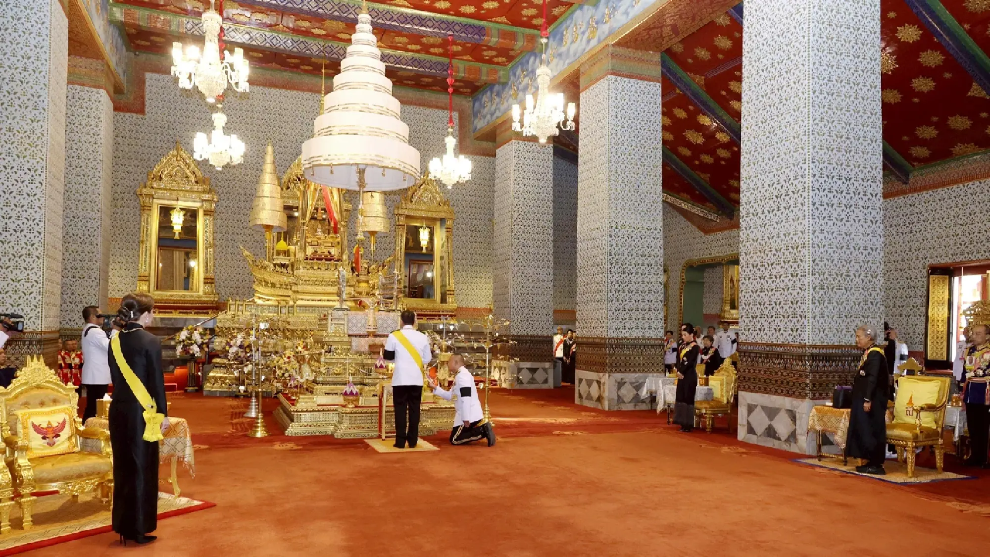 Their Majesties attend Coronation Day ceremony at Grand Palace