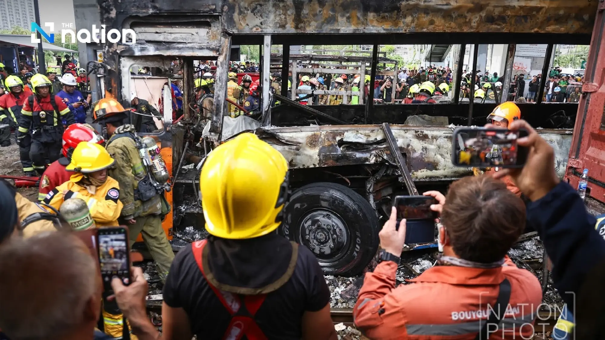 Update: Train-bus crash leaves 8 dead, dozens injured