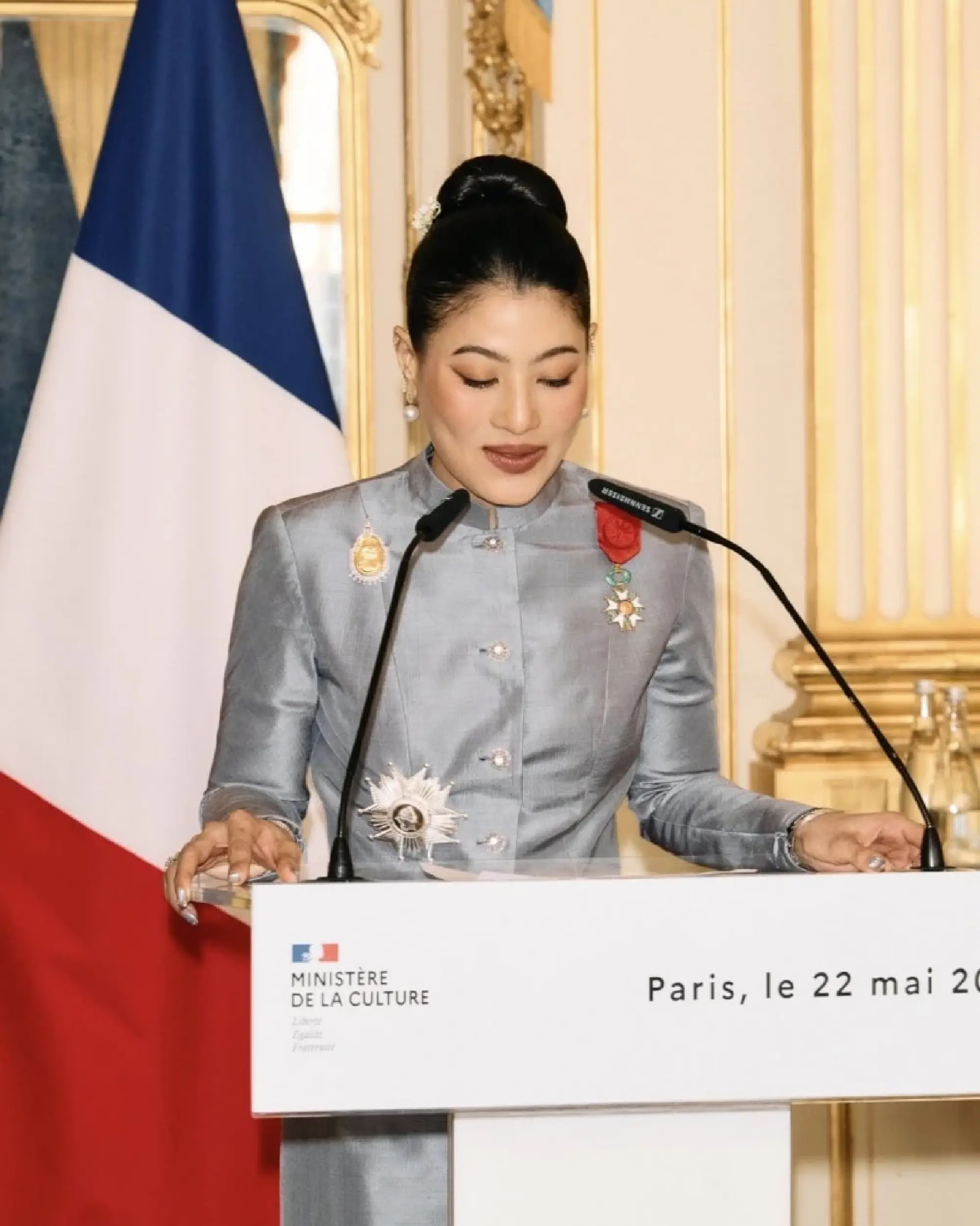 French President Bestows Highest Honour Upon Thai Princess in Paris Ceremony