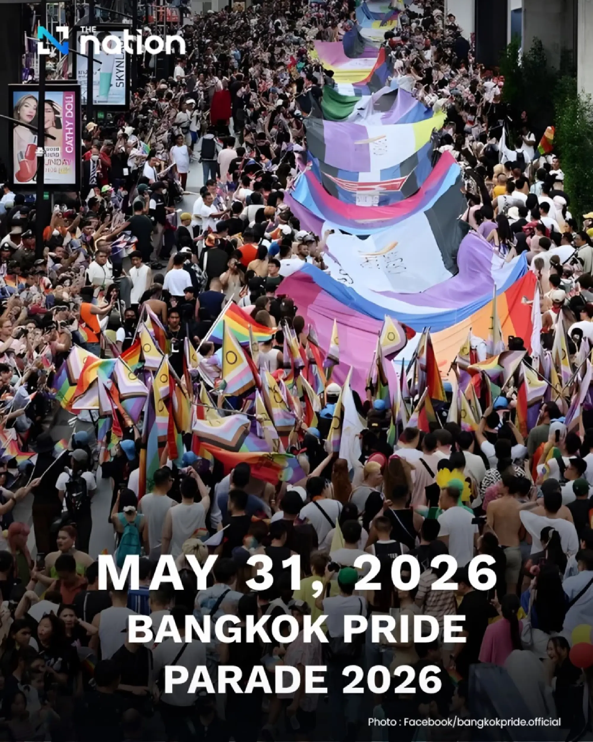 Bangkok Pride announces temporary Rama I Road closure for parade