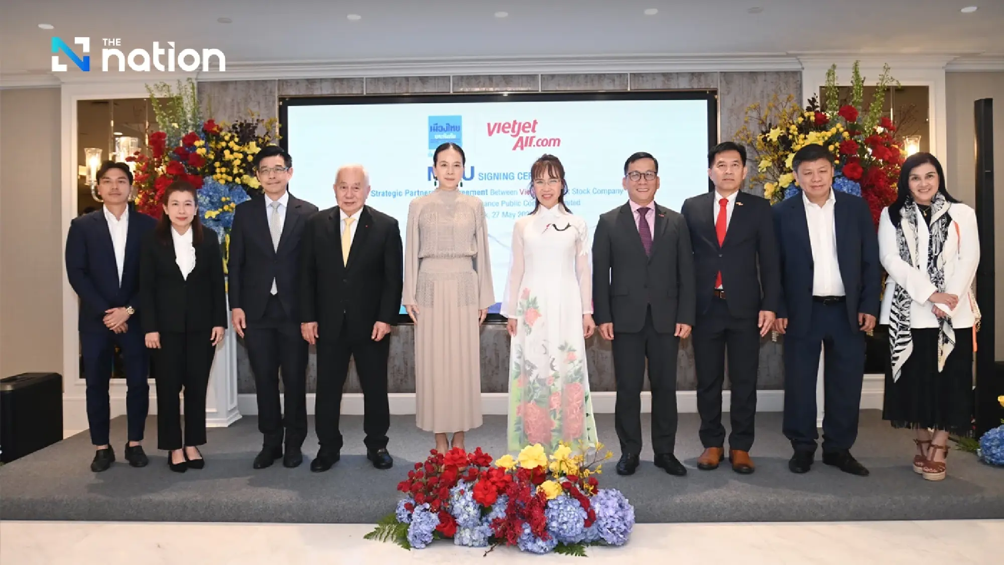 Muang Thai Insurance Signs Strategic MOU with Vietjet Group to Strengthen Business Cooperation and Enhance Thailand-Vietnam Connectivity Through Sports and Culture