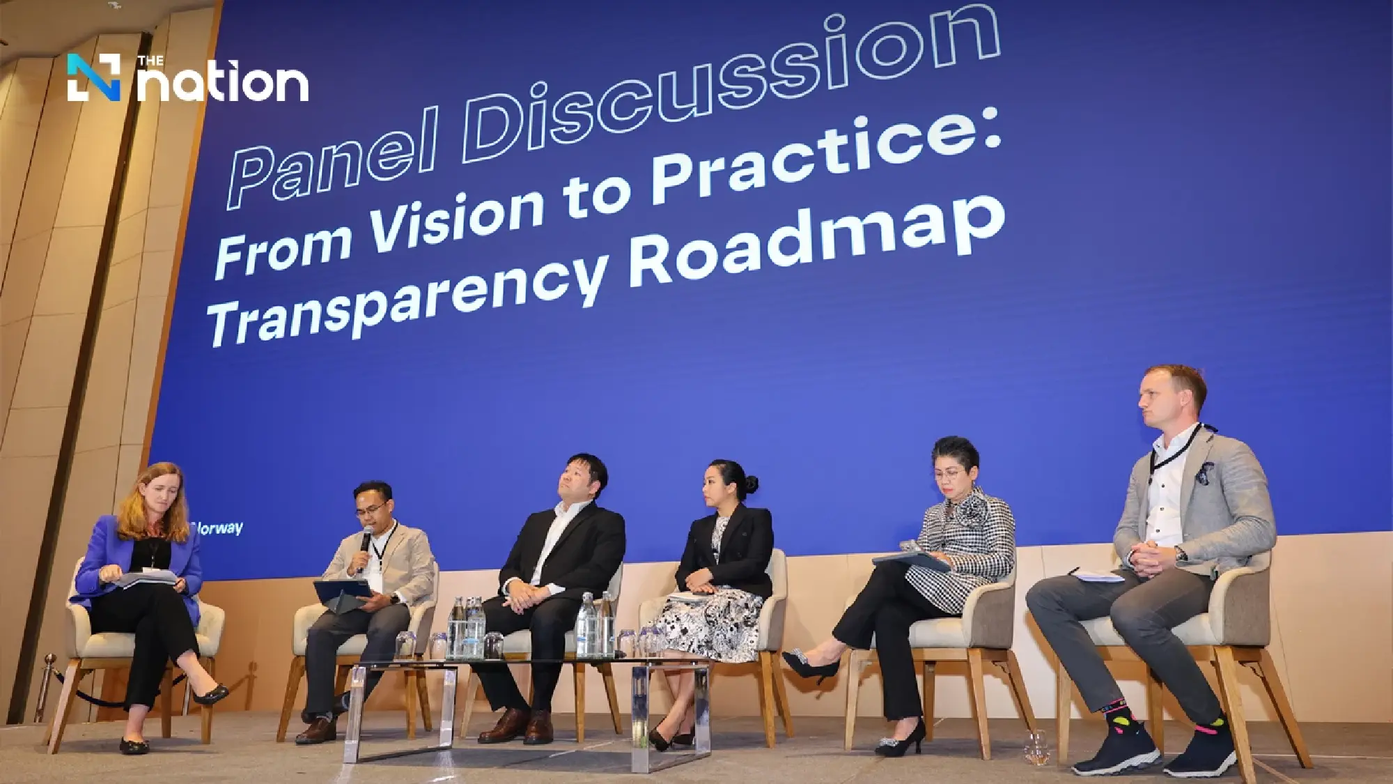 Panel Discussion featuring speakers from TDRI, ACT, CAC, Bangchak Corporation PCL and Aibel (Thailand) Ltd.