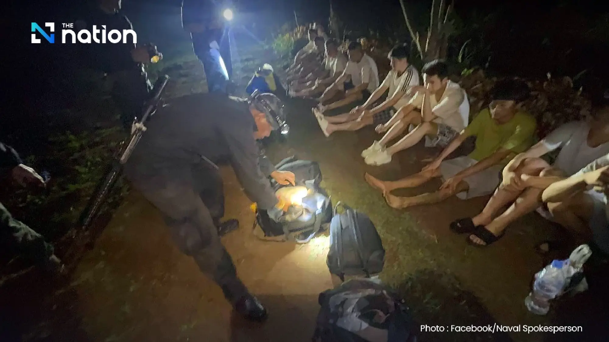 Thai Navy detains 14 Chinese men near Cambodia border