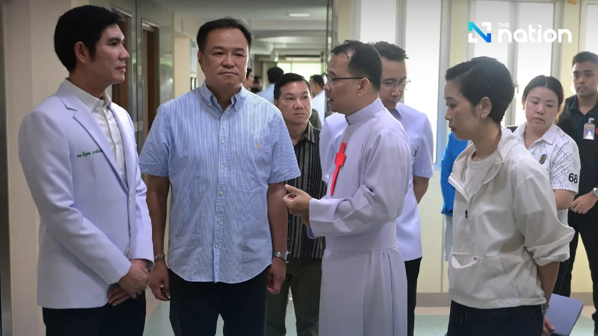 PM Anutin orders relief and inquiry after Bangkok train-bus crash