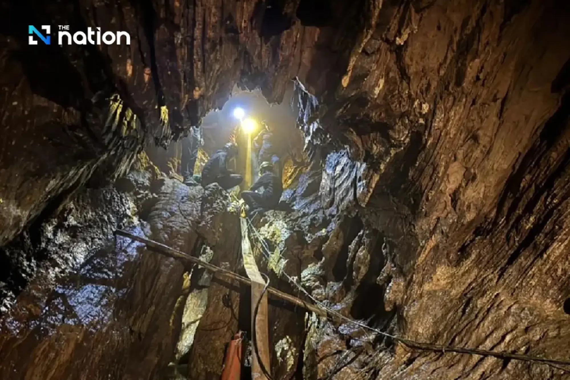 Lao cave survivors ate wooden gold pans to stay alive