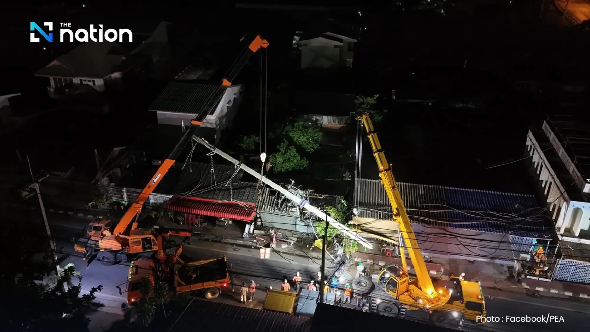 Elderly woman killed as summer storms bring down power poles