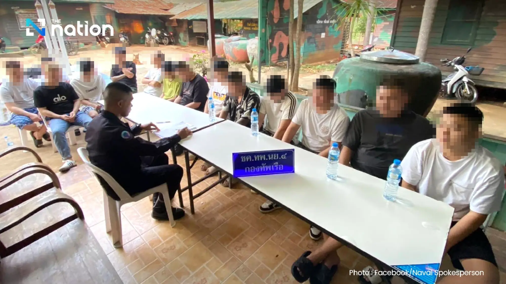 Thai Navy detains 14 Chinese men near Cambodia border
