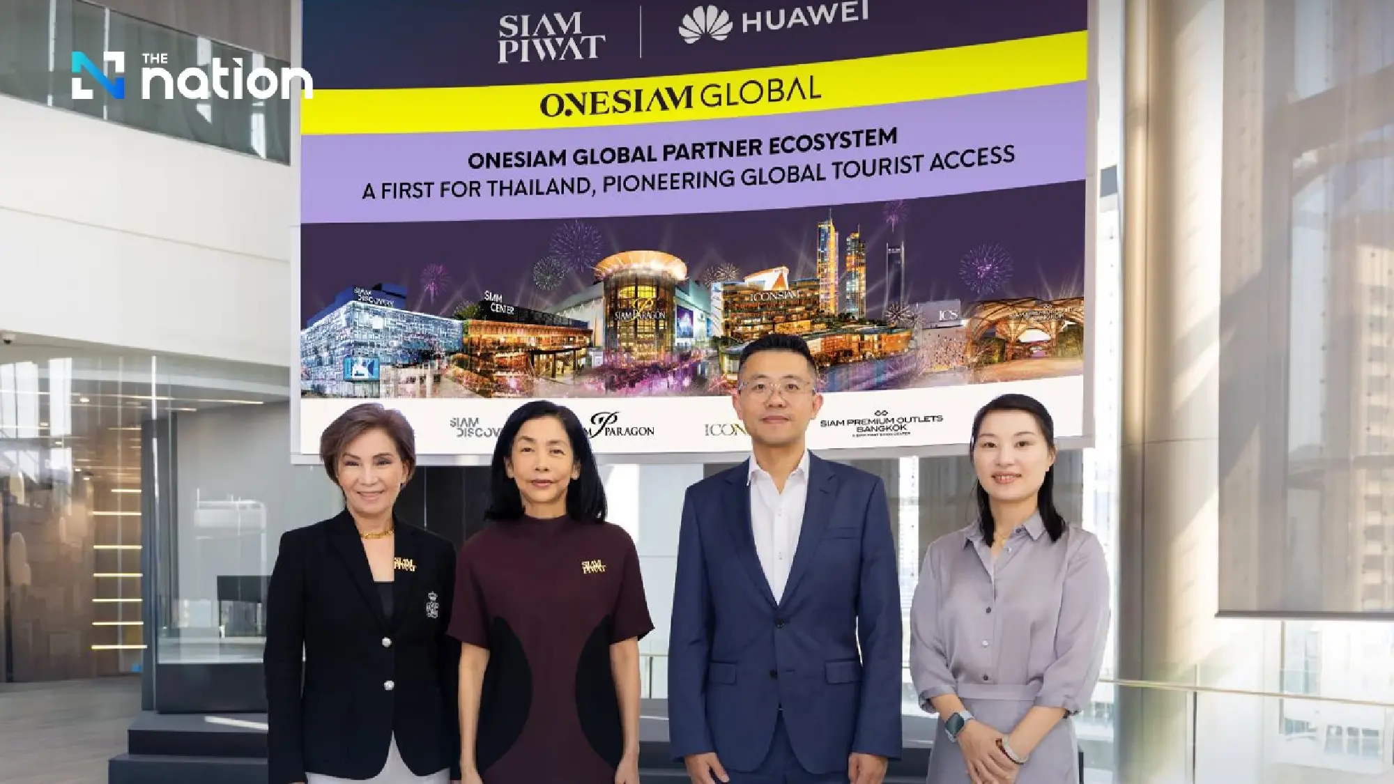 Siam Piwat and Huawei forge global partnership to advance travel tech and expand global tourist base, integrating first-of-its-kind wearable tech into their ecosystem