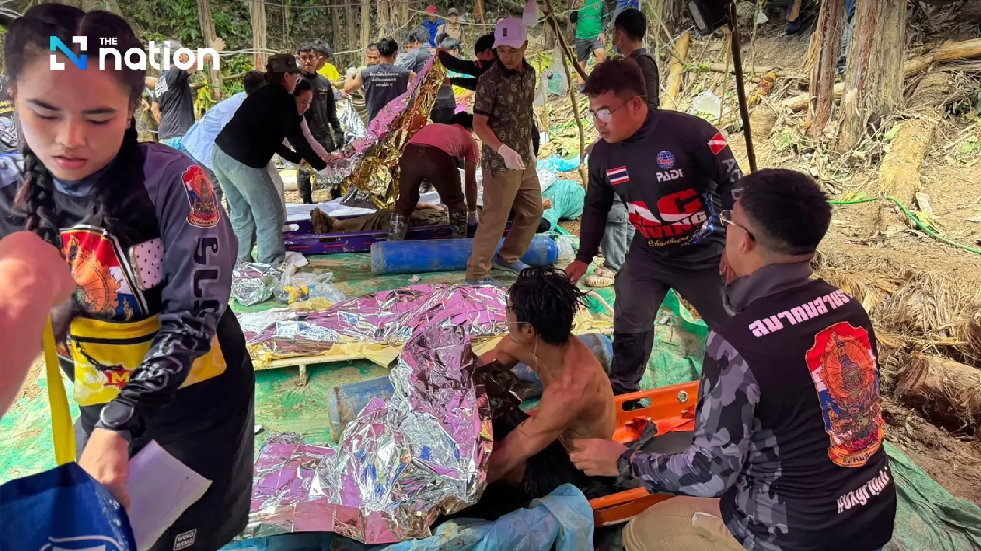 Four More Laotian Miners Rescued from Flooded Cave as Search Continues for Final Two