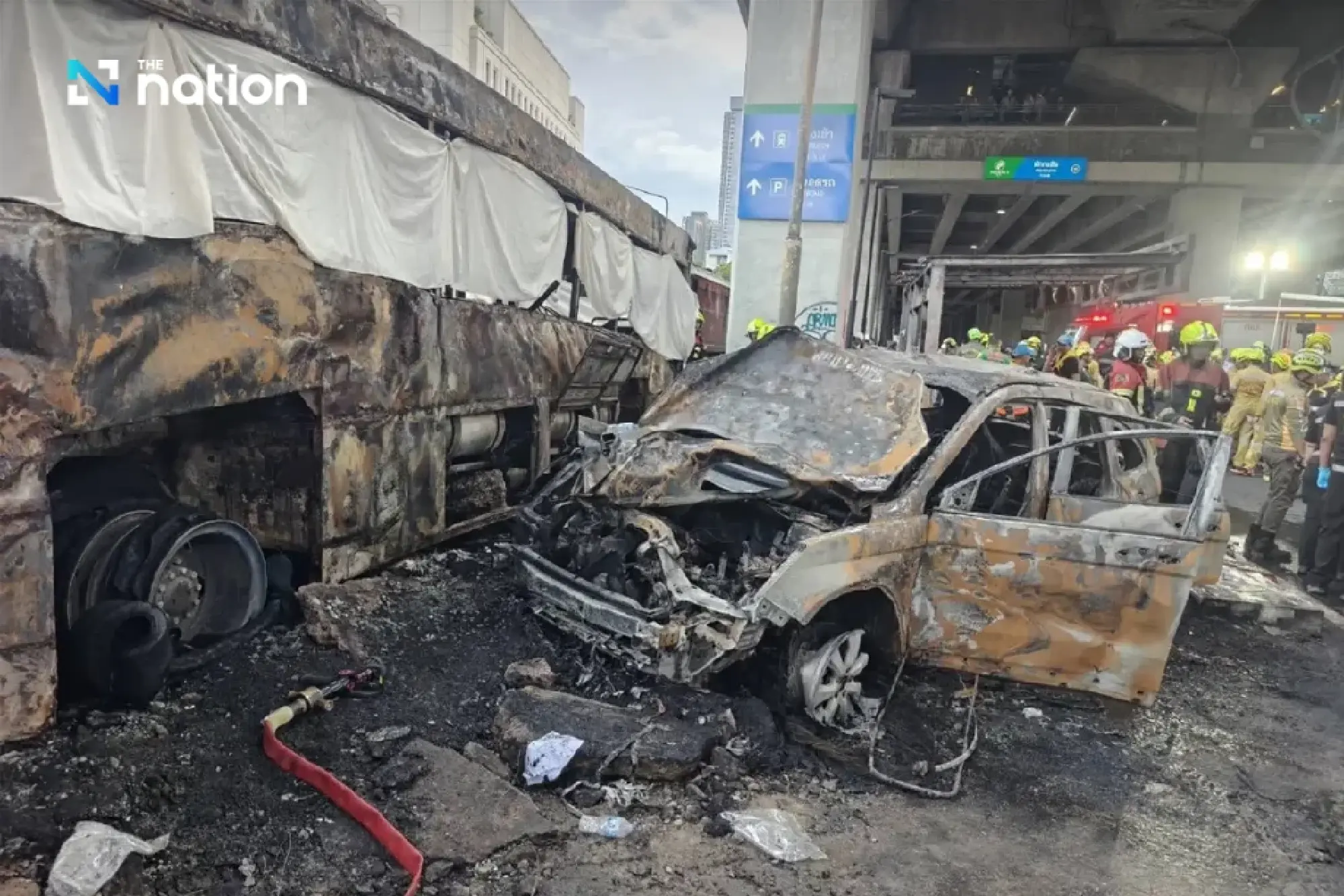 Anutin orders full care for victims of Makkasan train-bus crash