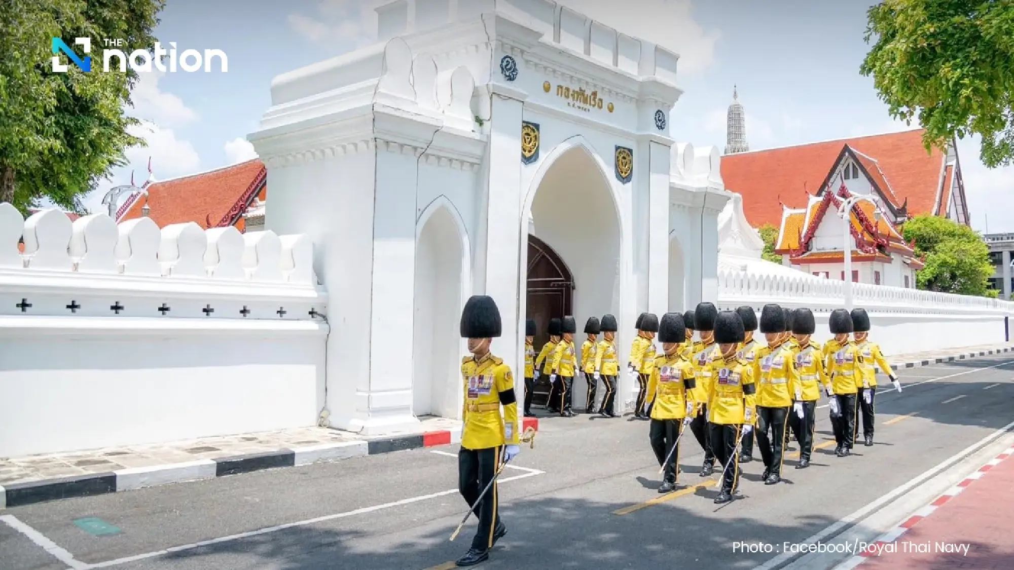 Royal Thai Navy fires 21-gun salute for Coronation Day
